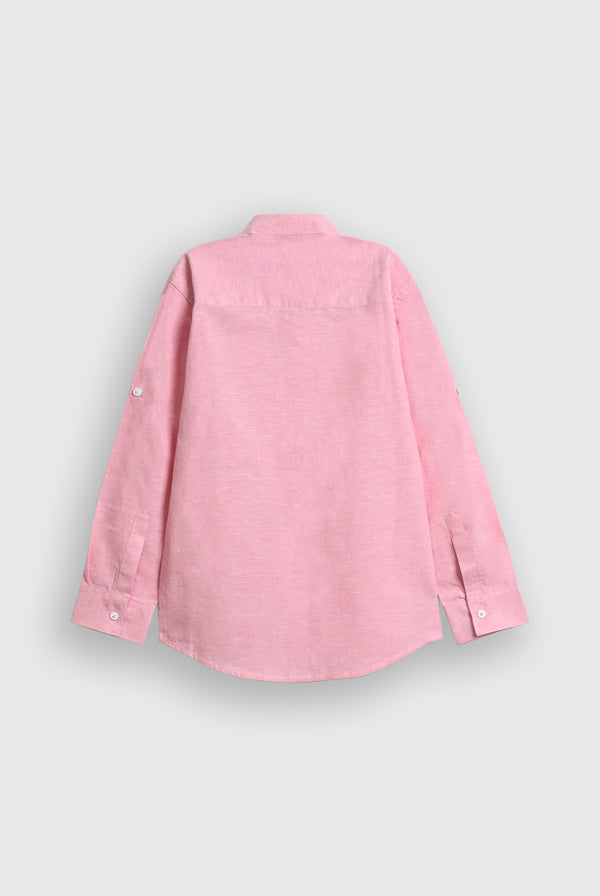 PINK CASUAL SHIRT Reality