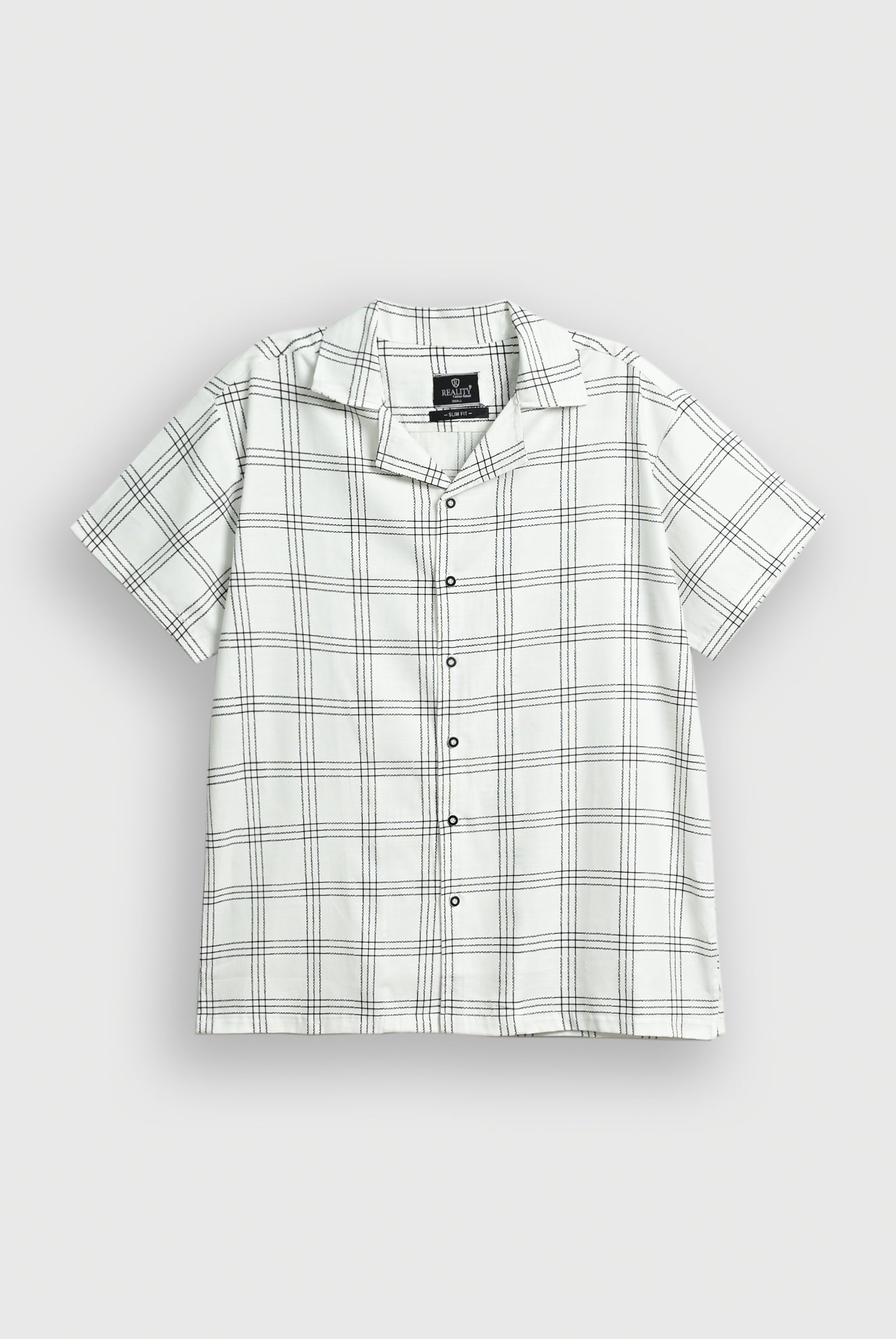 MEN WHITE CASUAL SHIRT Reality