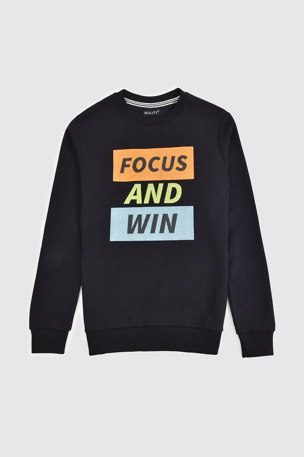 Focus Black Sweatshirt