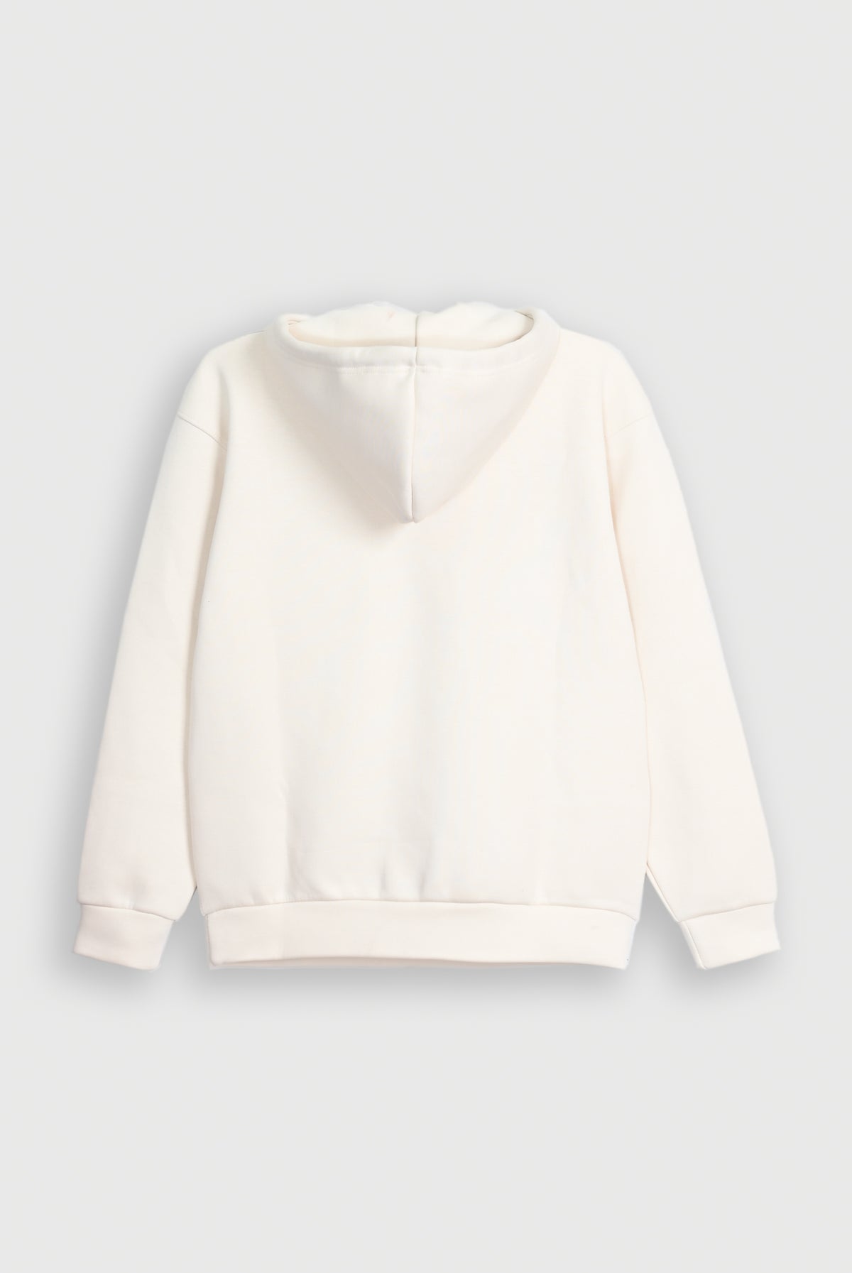 PLACKET OFF WITHE HOODIE Reality