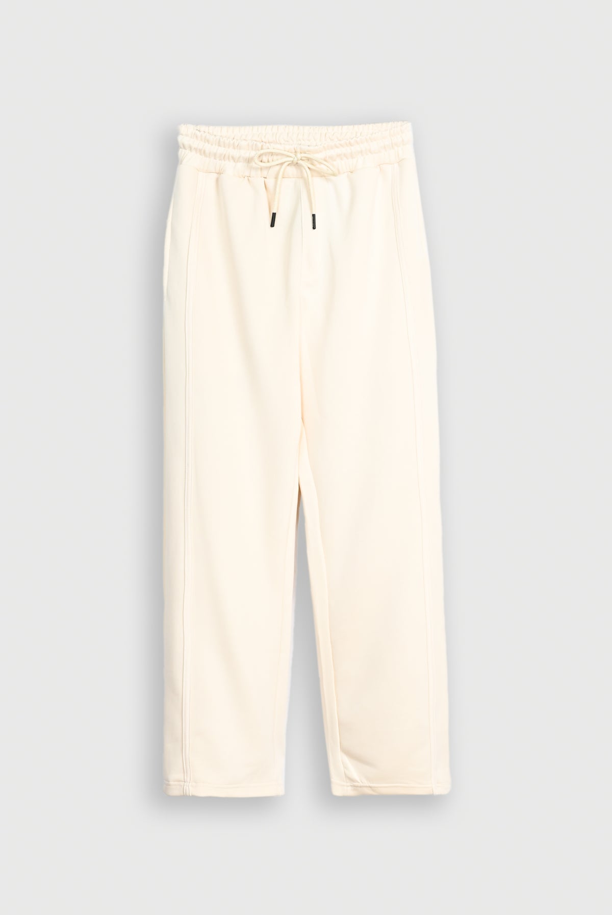 INTERLOCK TAPERED OFF WHITE TROUSER Reality
