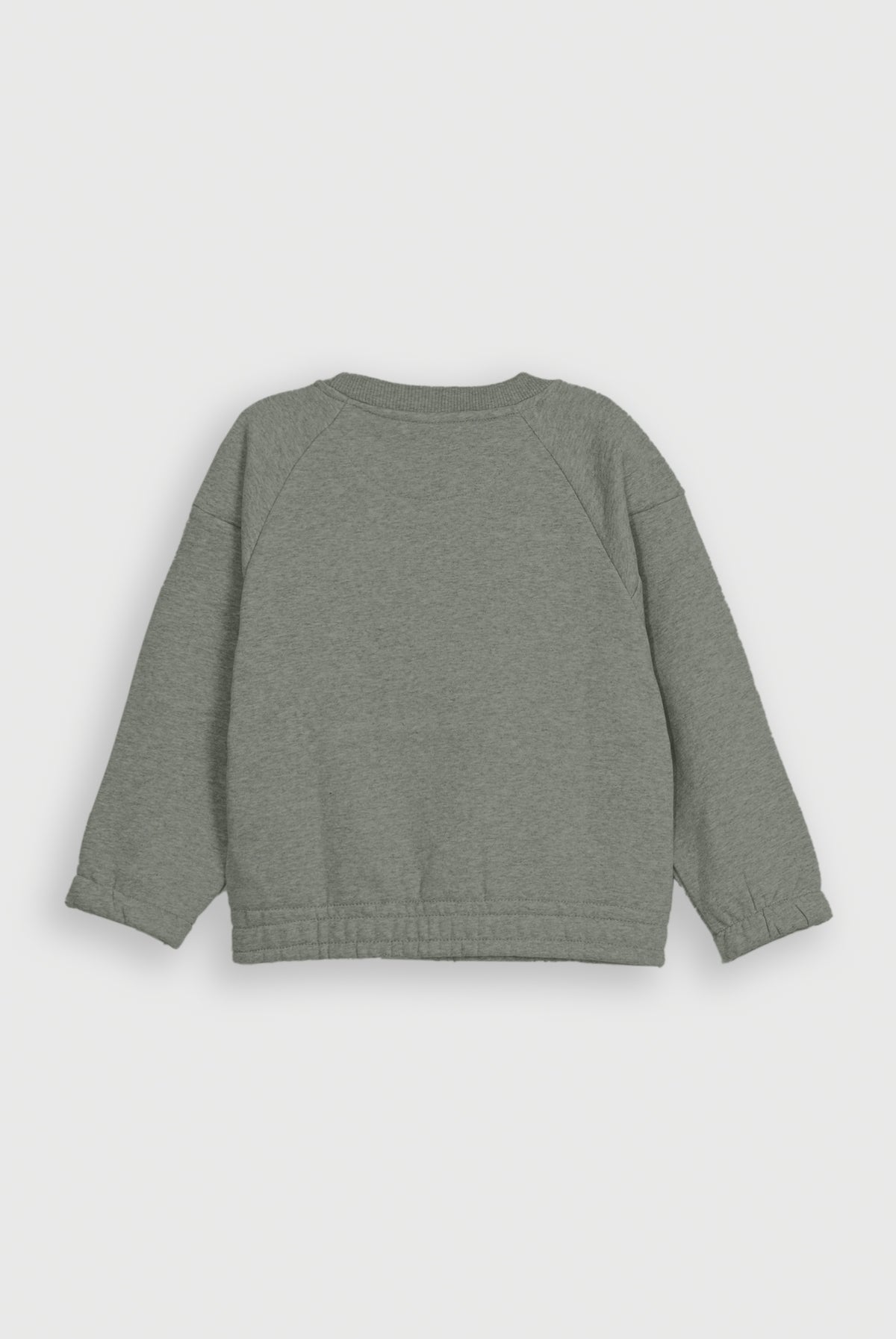 DOUBLE POCKET GREEN SWEATSHIRT