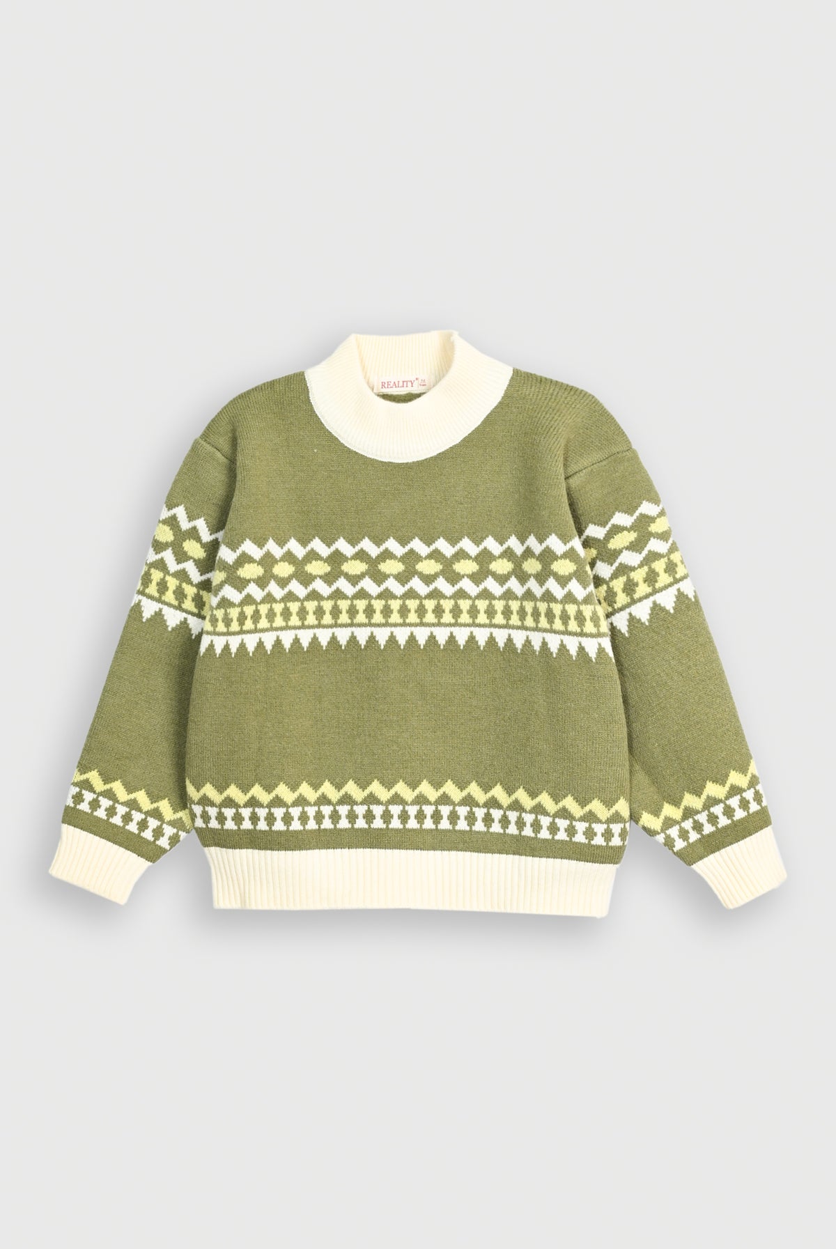 KIDS GREEN SWEATER
