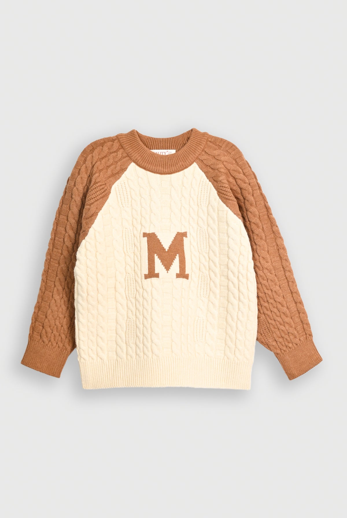 KIDS BROWN SWEATER