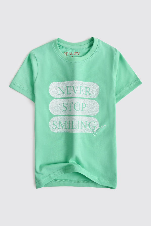 Cheerful Vibes Cotton T-Shirt