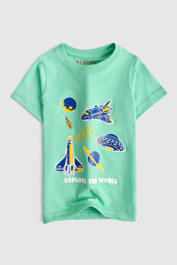 Cosmic Explorer Cotton T-Shirt
