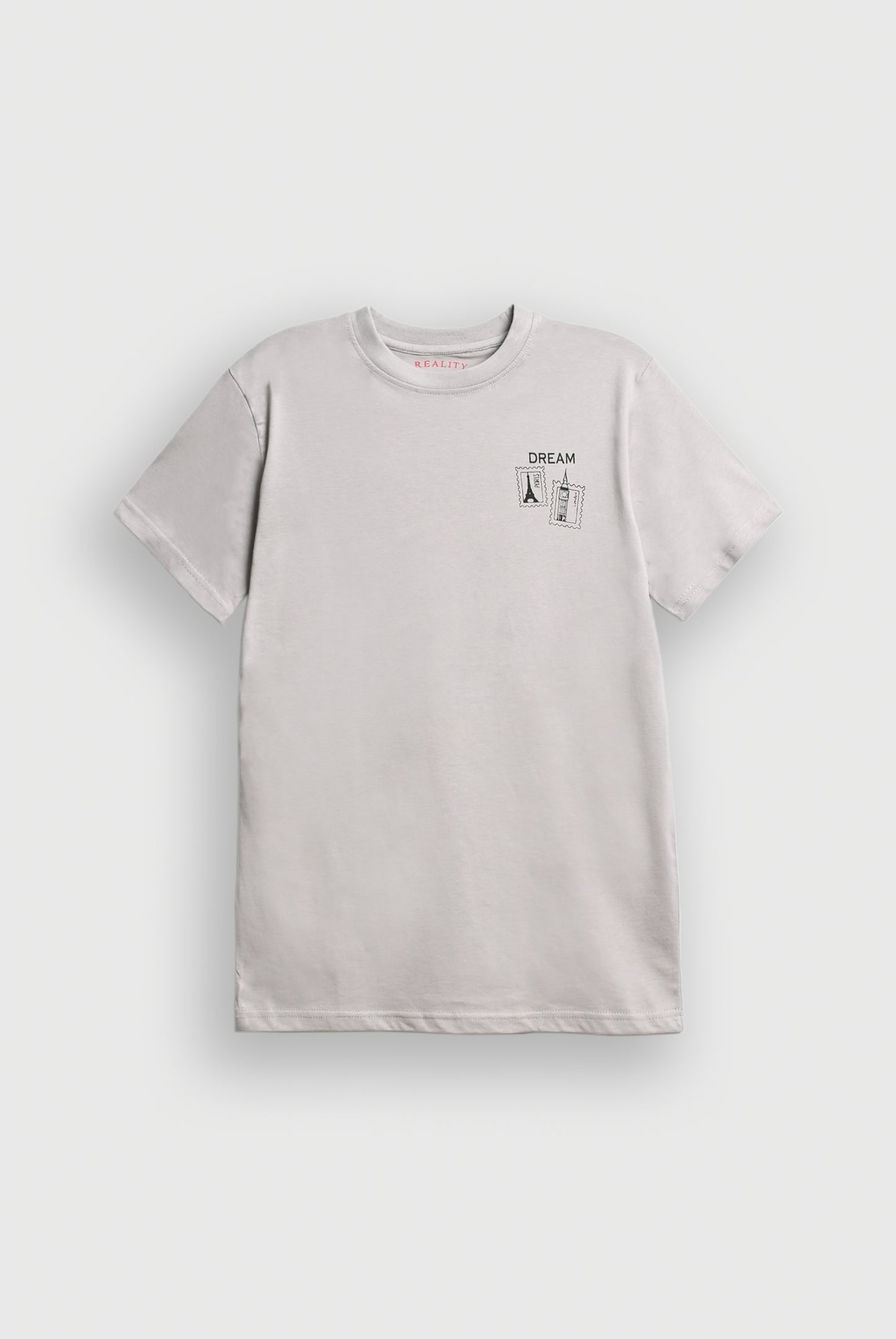 MEN LIGHT GRAY T-SHIRT Reality