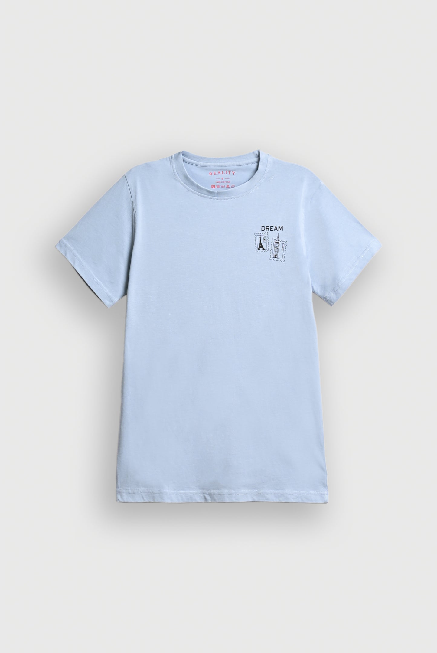 MEN LIGHT BLUE T-SHIRT Reality