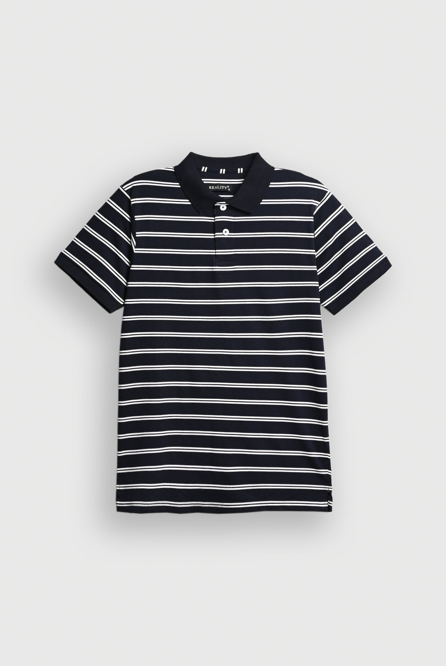 MEN NAVY STRIPED POLO Reality