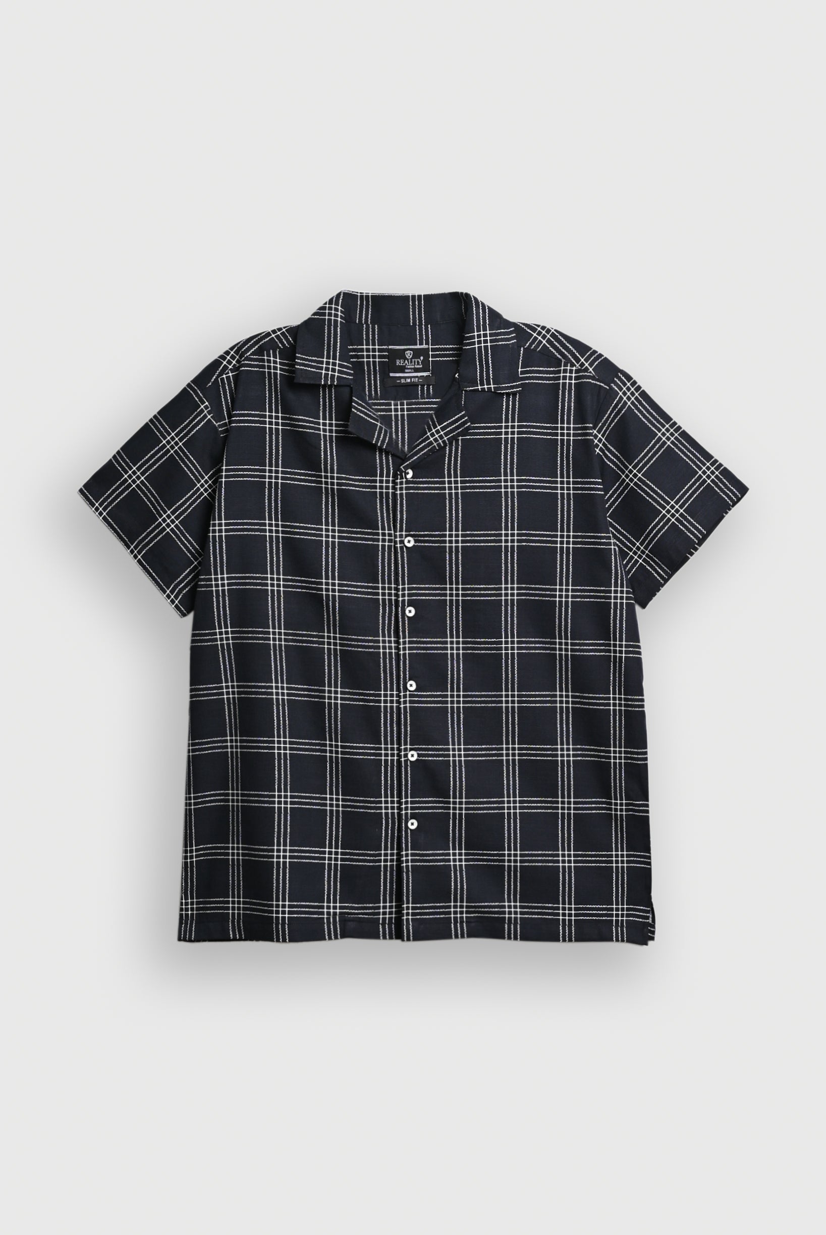 COAT COLLAR SHIRT BLACK Reality