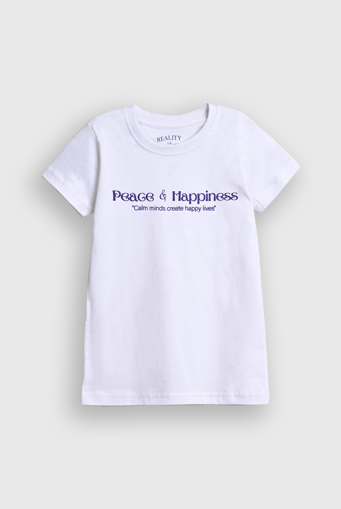 Girls WHITE T-SHIRT Reality