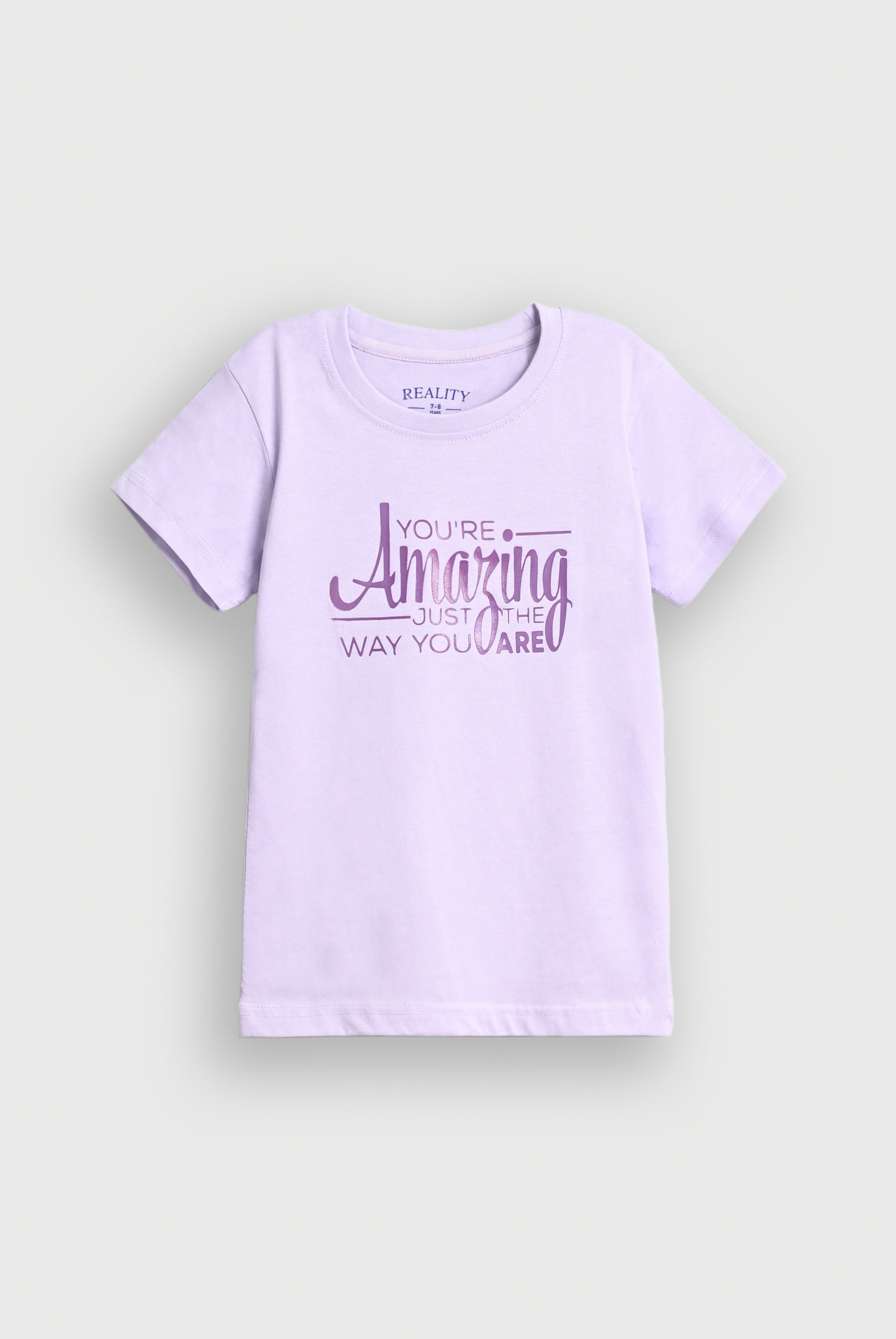 Girls LIGHT PURPLE T-SHIRT Reality