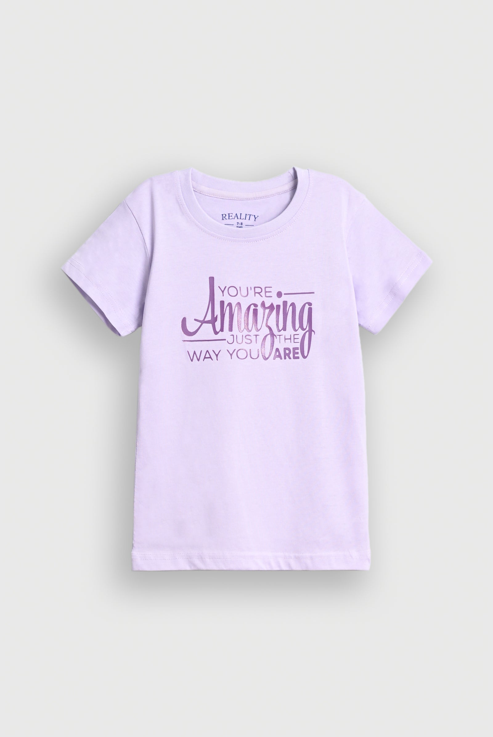 Girls LIGHT PURPLE T-SHIRT Reality