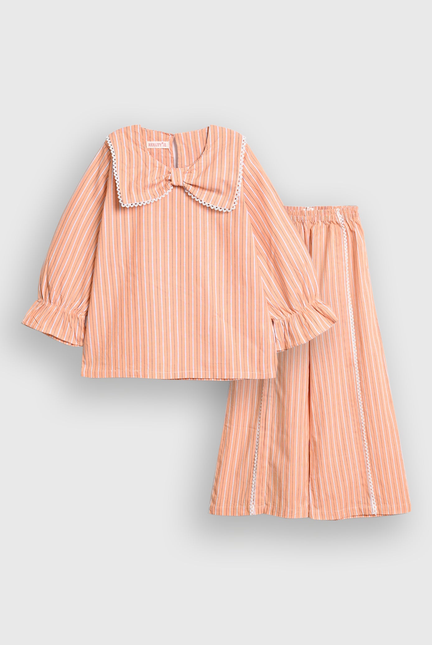 PEACH ETHNIC POP CO-ORD SET Reality