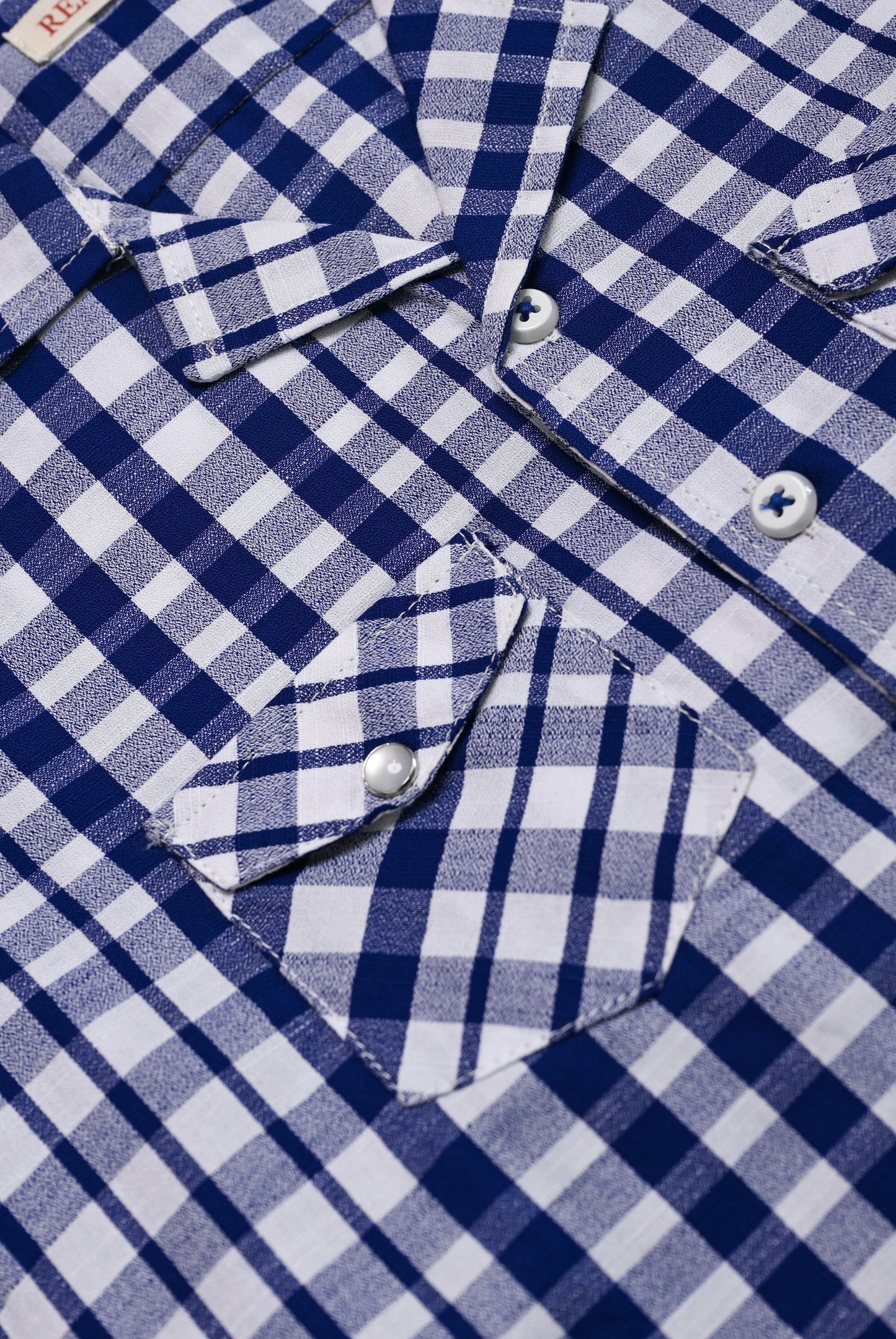 COAT COLLAR BLUE CASUAL SHIRT Reality