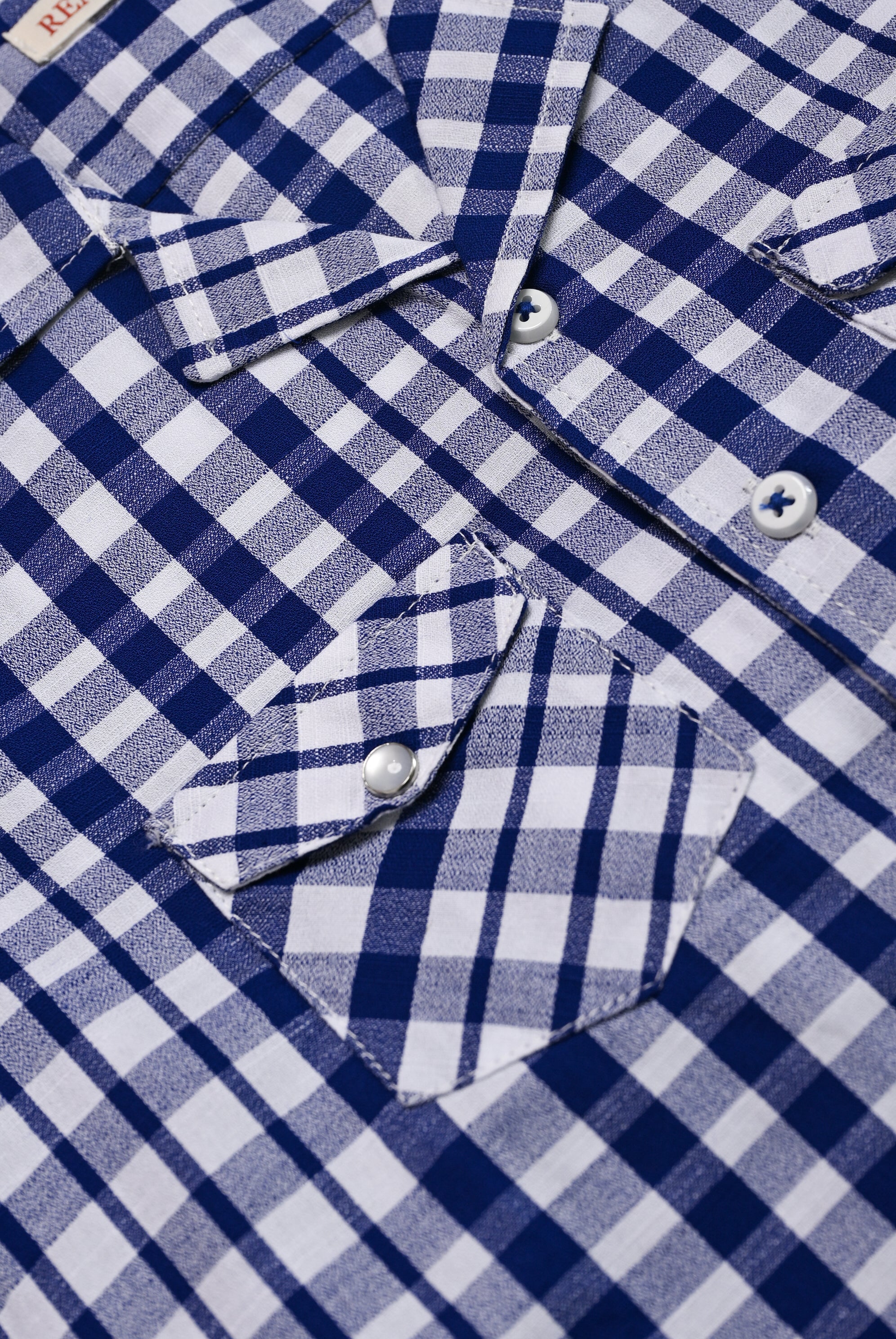 COAT COLLAR BLUE CASUAL SHIRT Reality