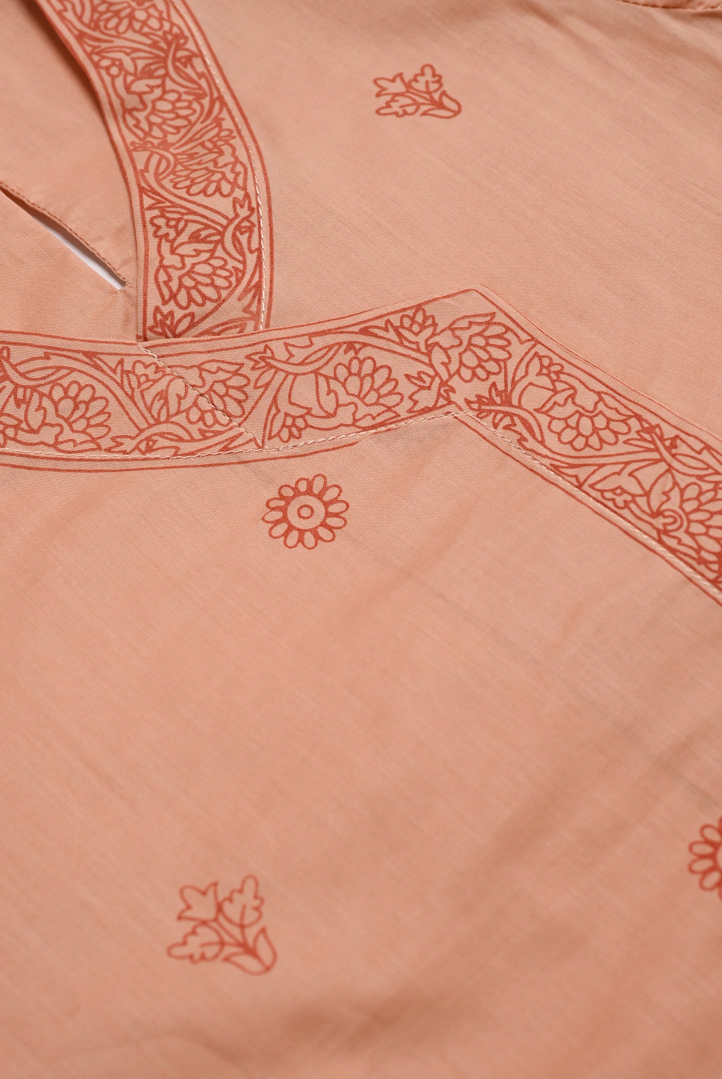 2 piece AFREEN ANGRAKHA PEACH SUIT Reality