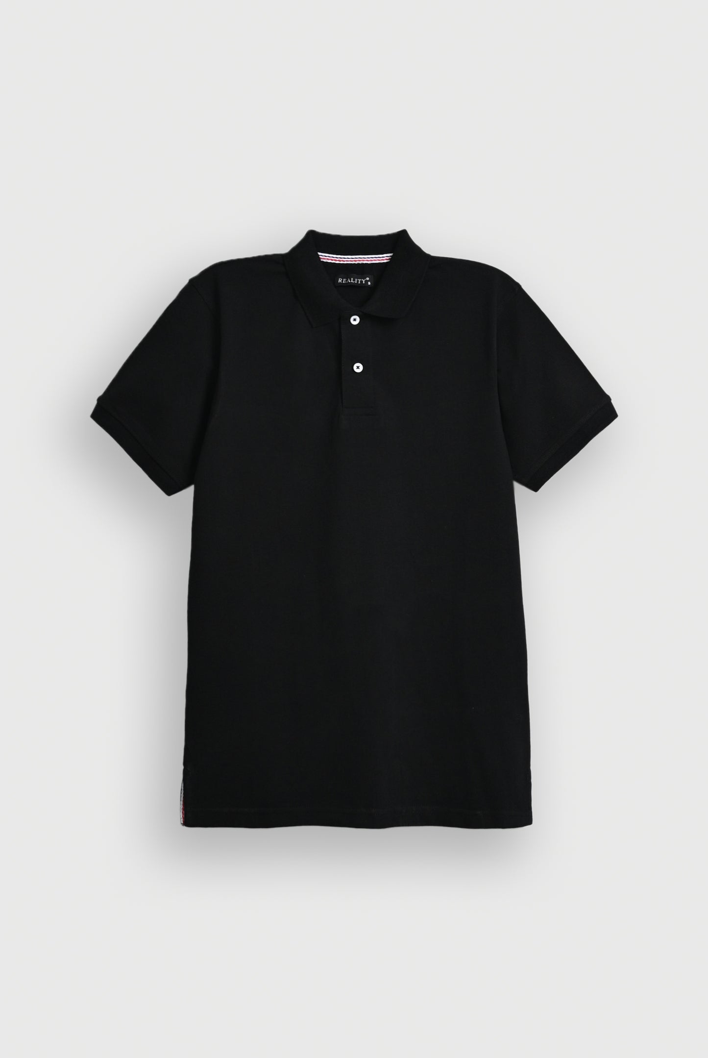 MEN BLACK Polo Shirt Reality