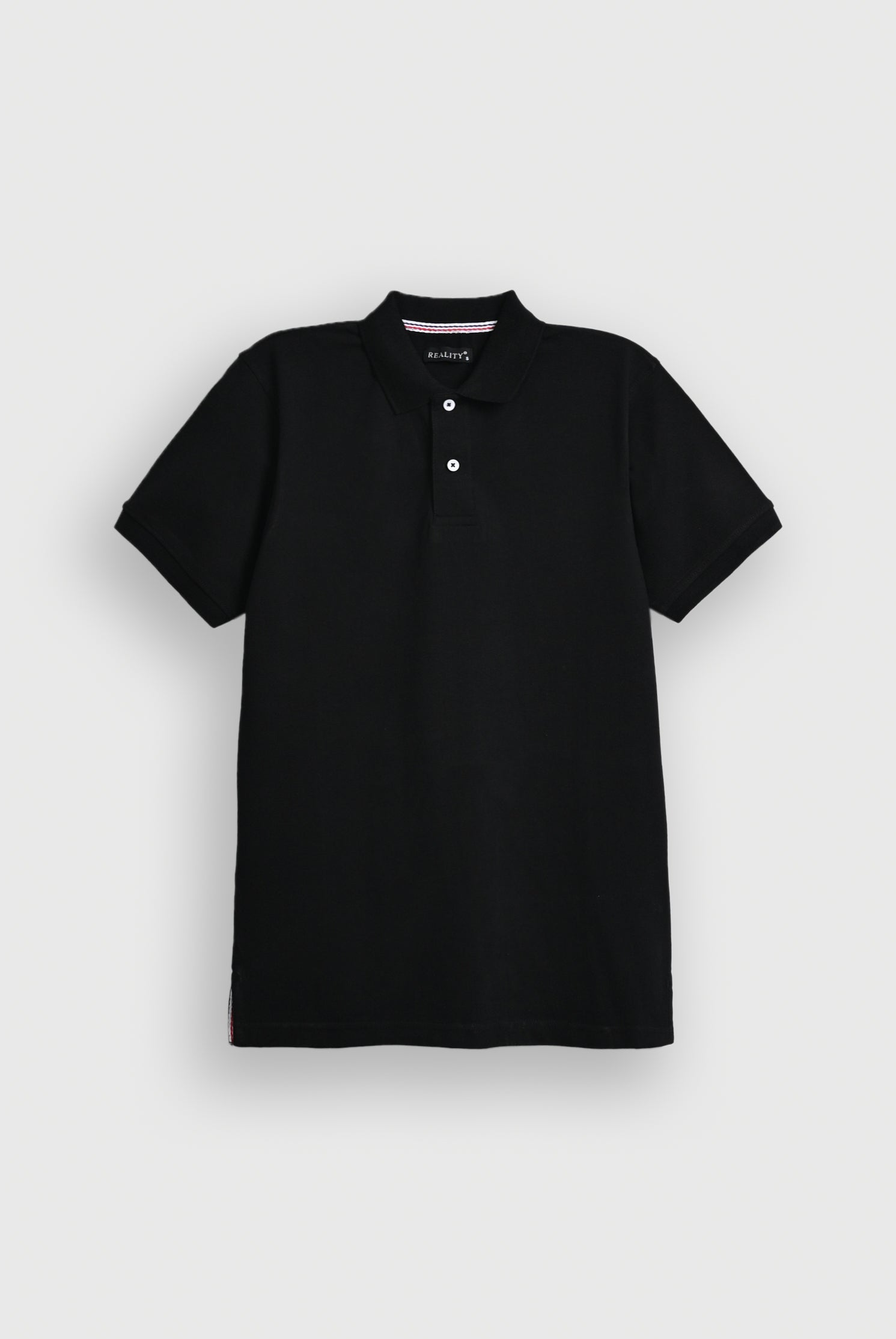MEN BLACK Polo Shirt Reality