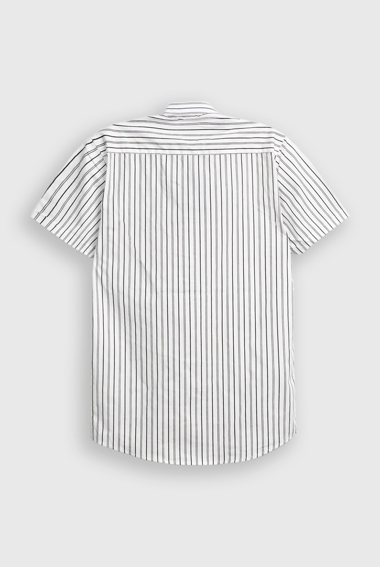 MEN CASUAL BLACK LINE SHIRT Reality