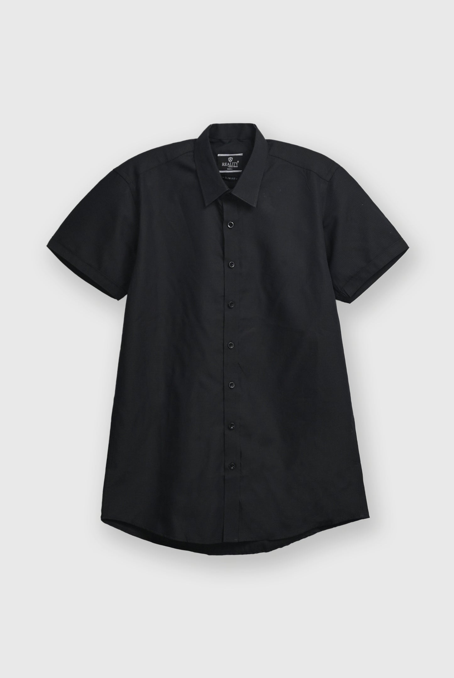 MEN CASUAL BLACK SHIRT Reality