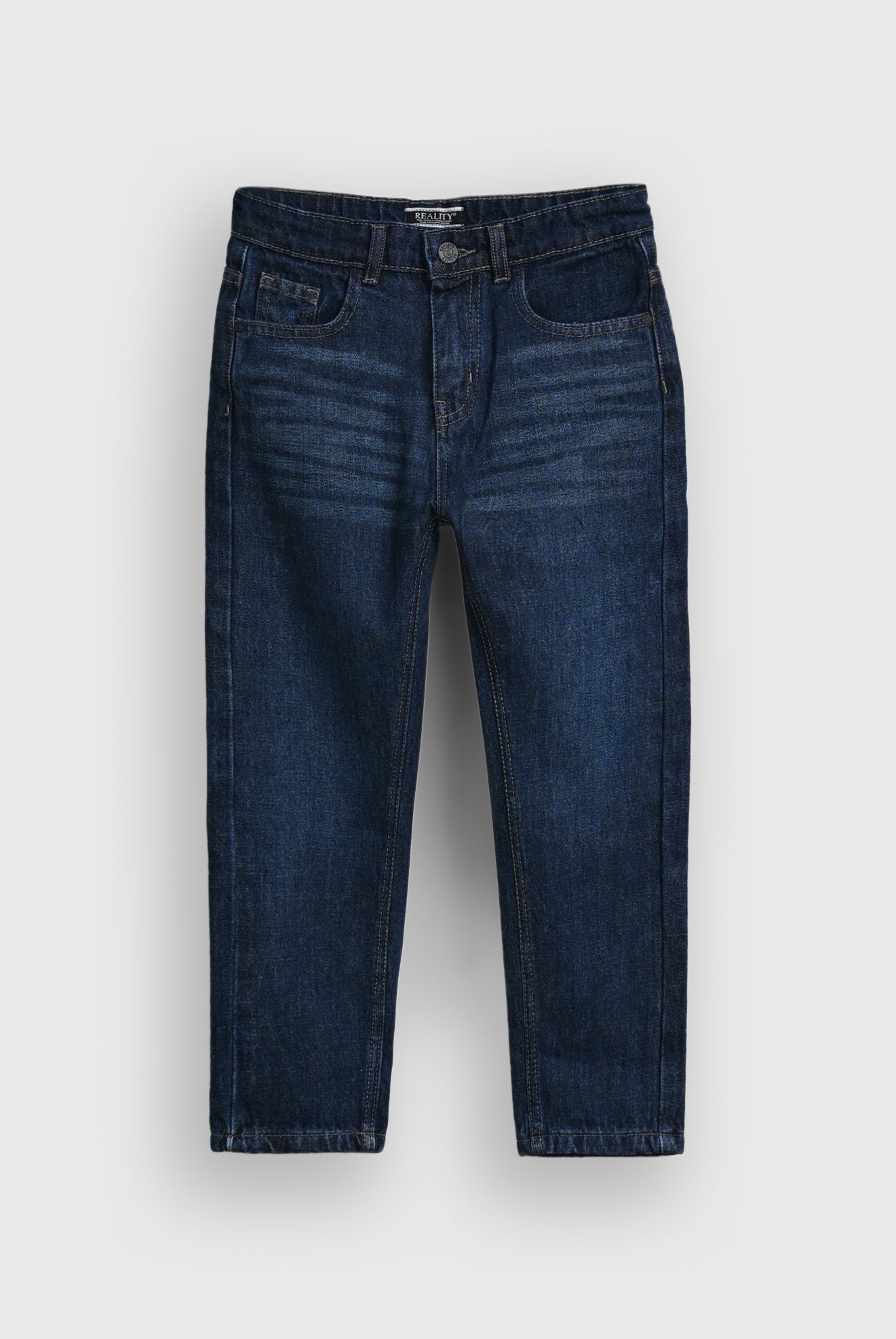 BLUE Washed Wide-Leg Jeans for Boys Reality