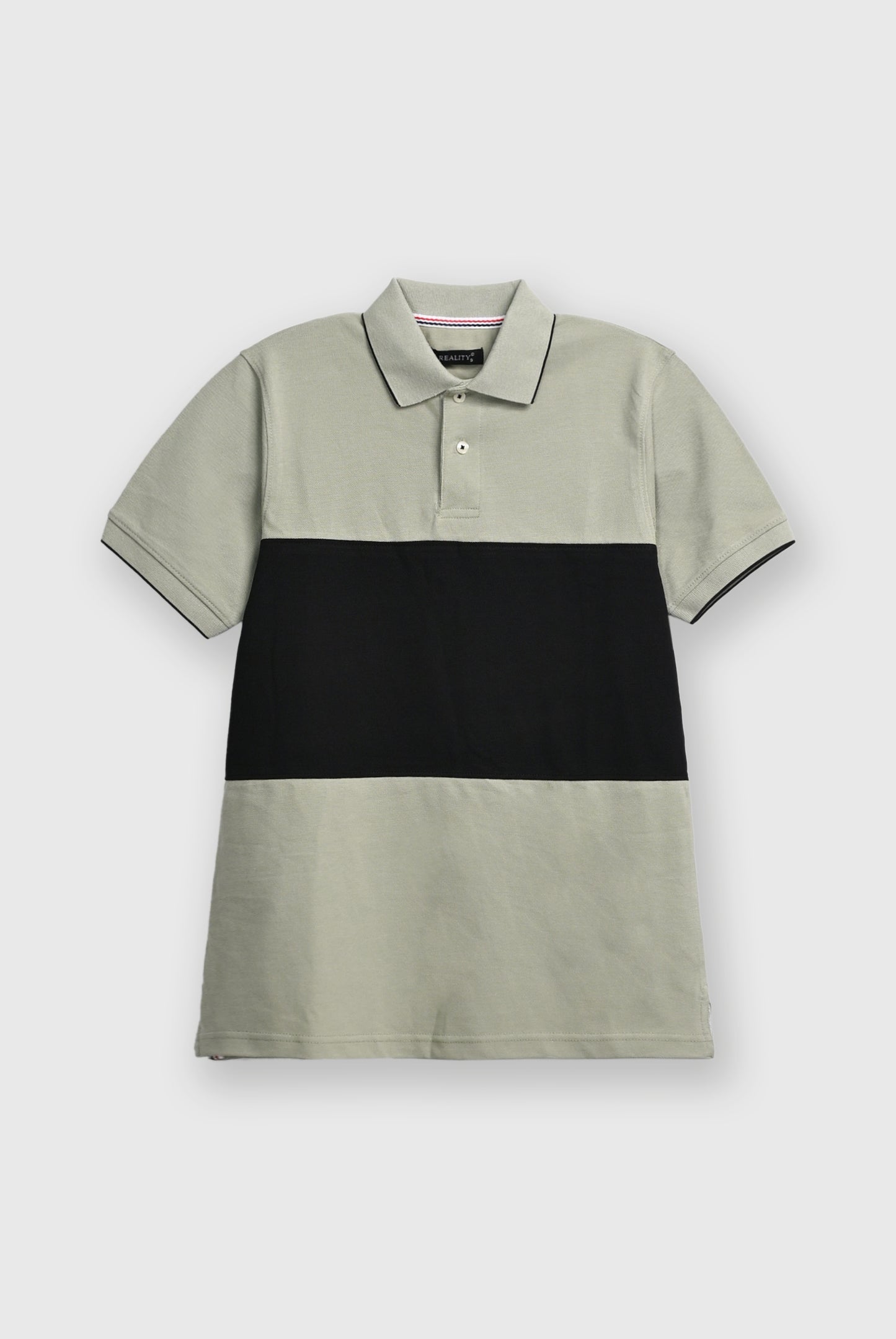 MEN LIGHT GREY POLO Reality