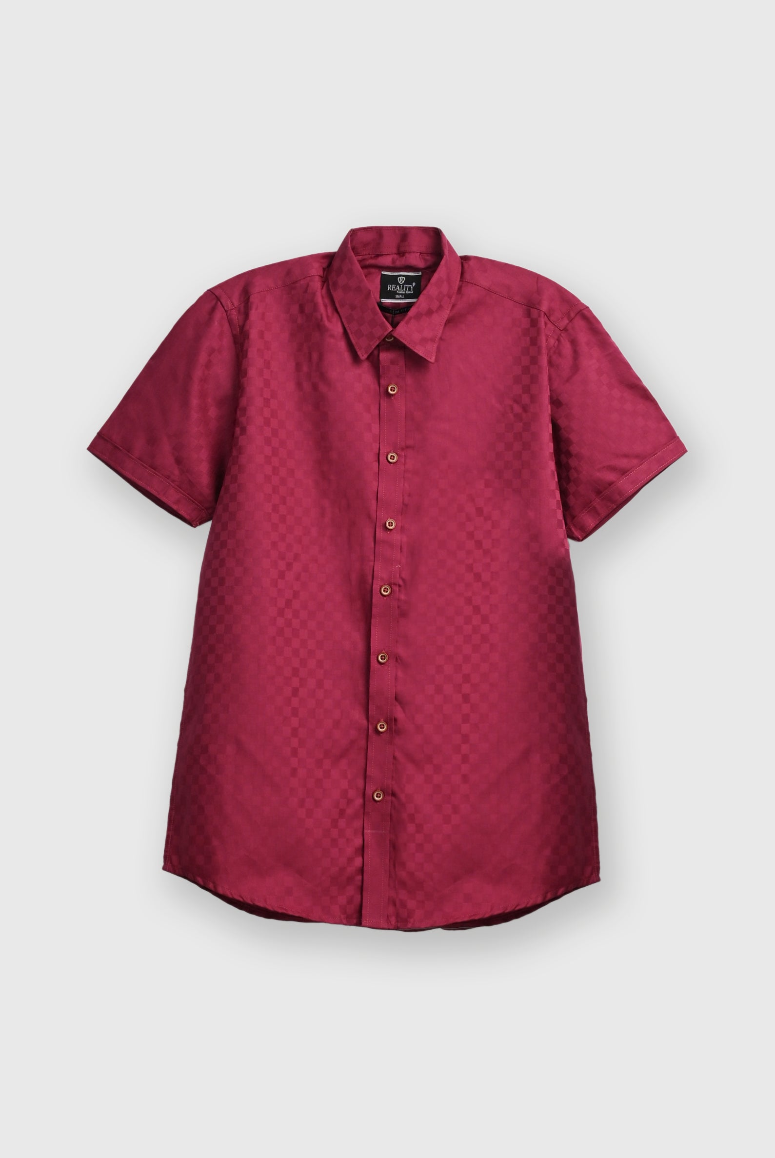 MEN CASUAL LIGHT MEHROON SHIRT