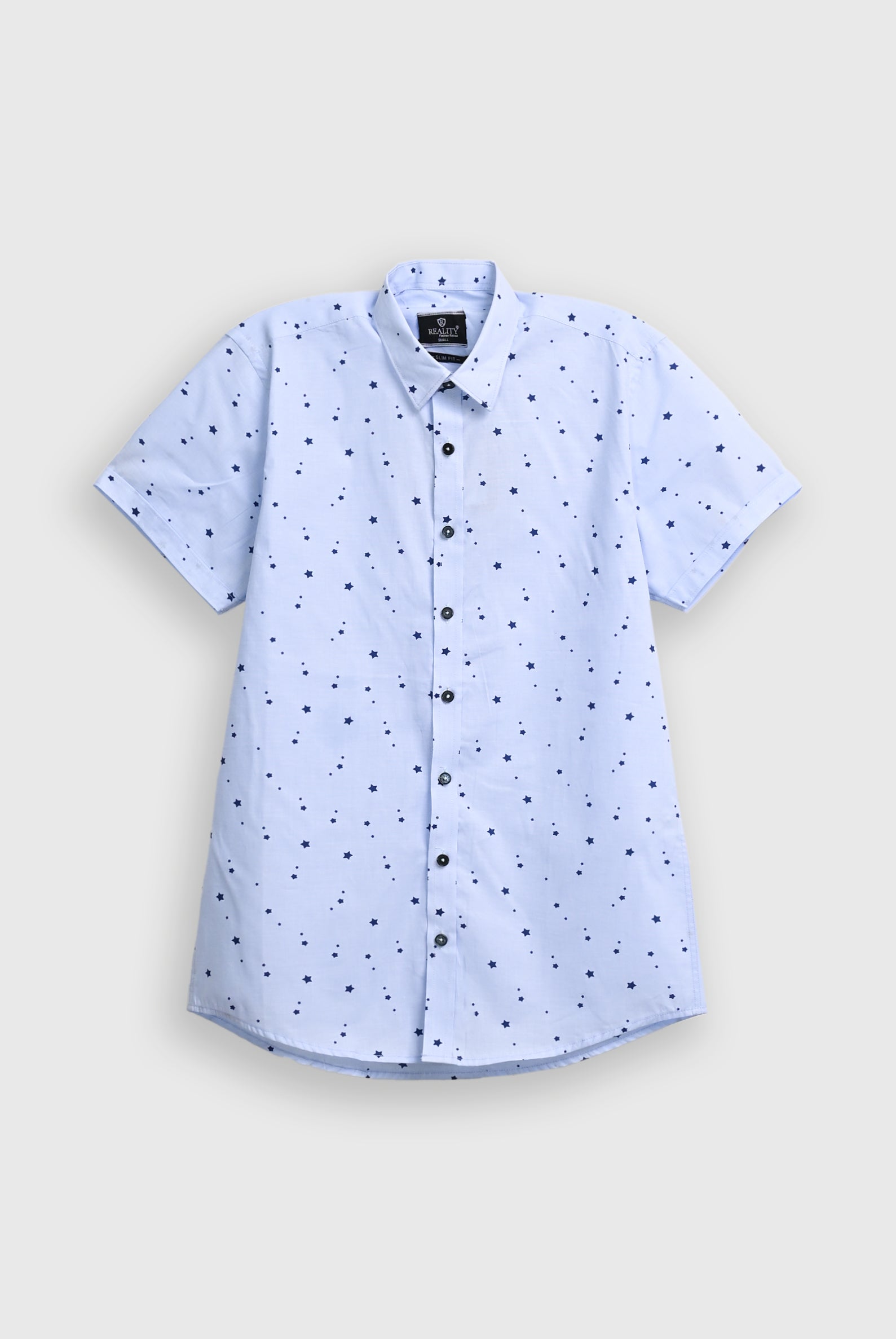 MEN CASUAL LIGHT SKY SHIRT