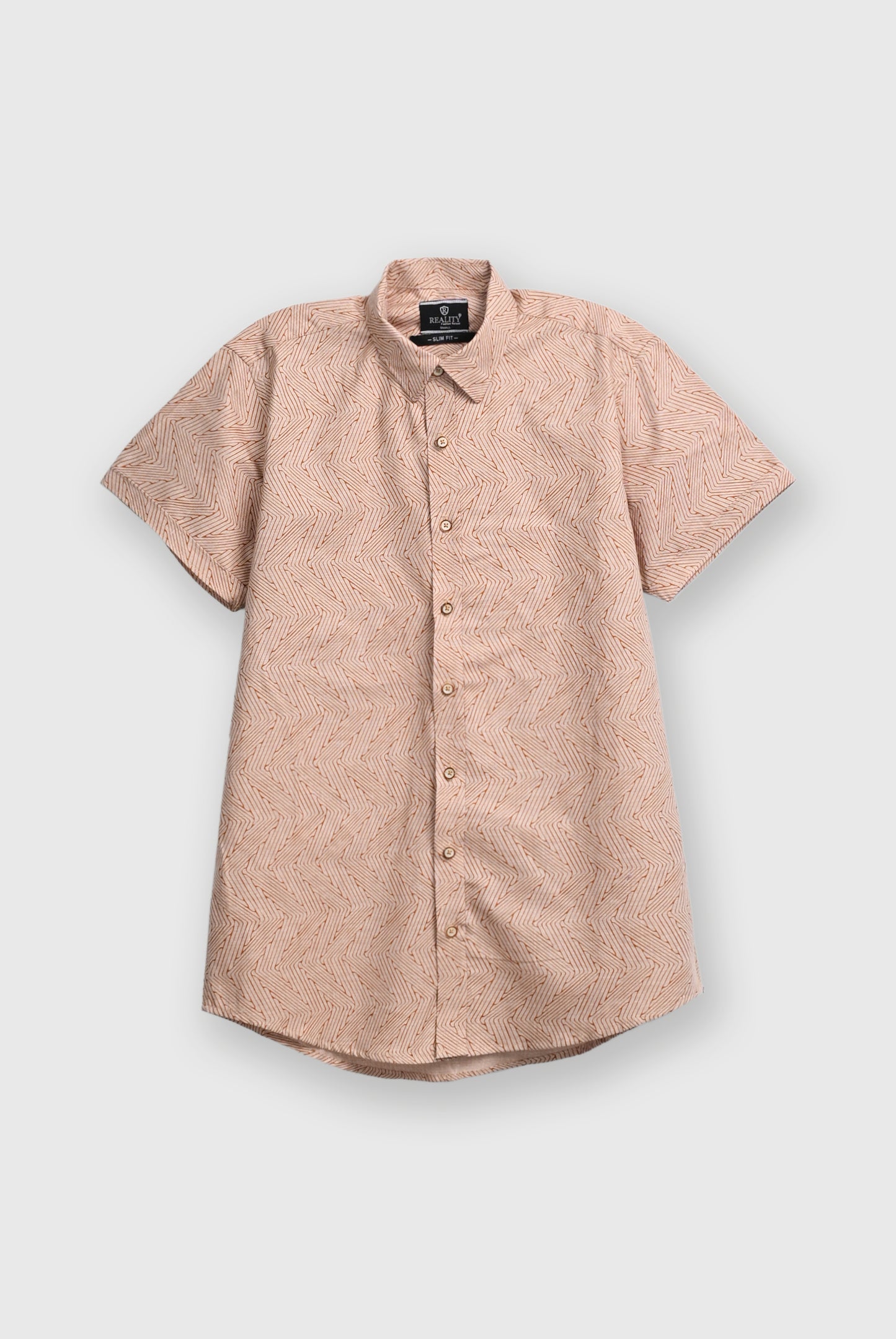 MEN CASUAL BROWN SHIRT Reality