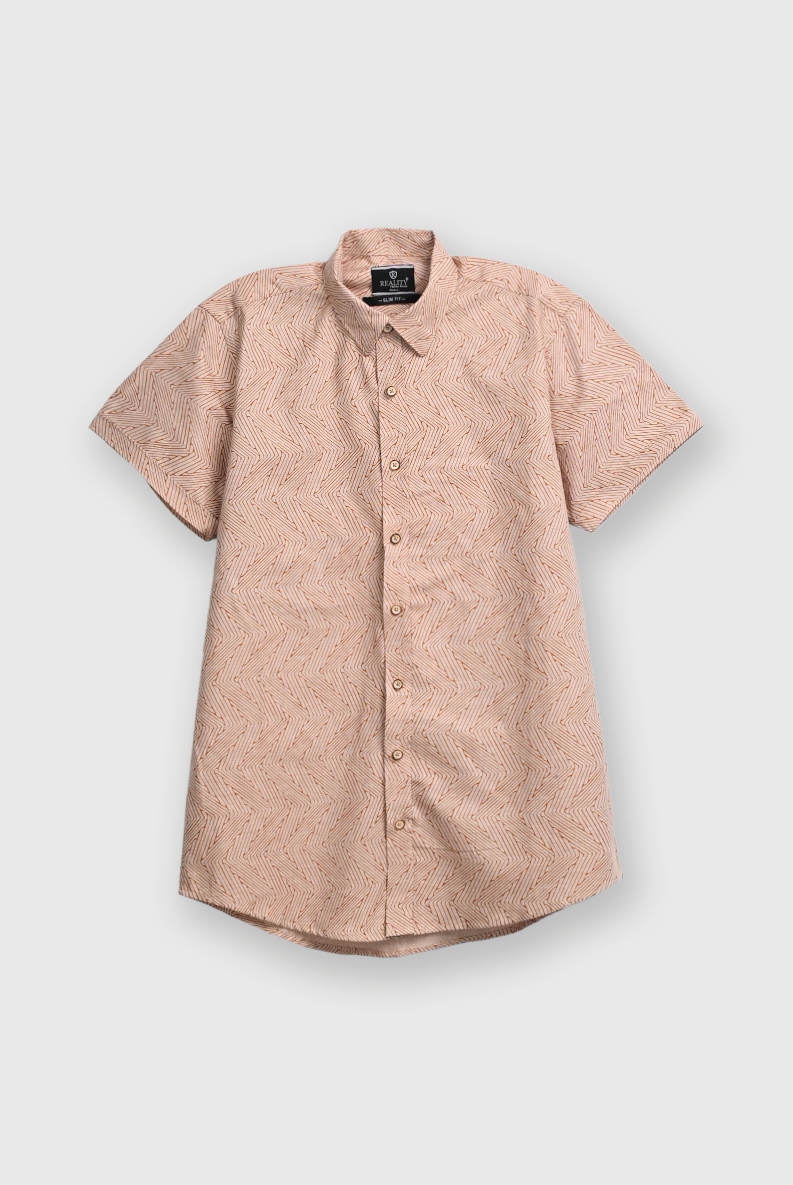 MEN CASUAL BROWN SHIRT Reality