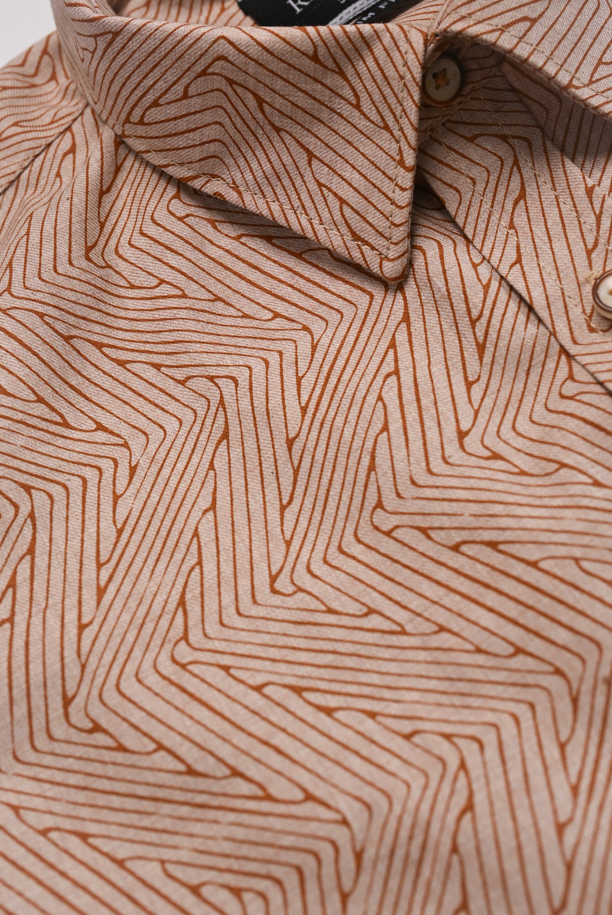 MEN CASUAL BROWN SHIRT Reality