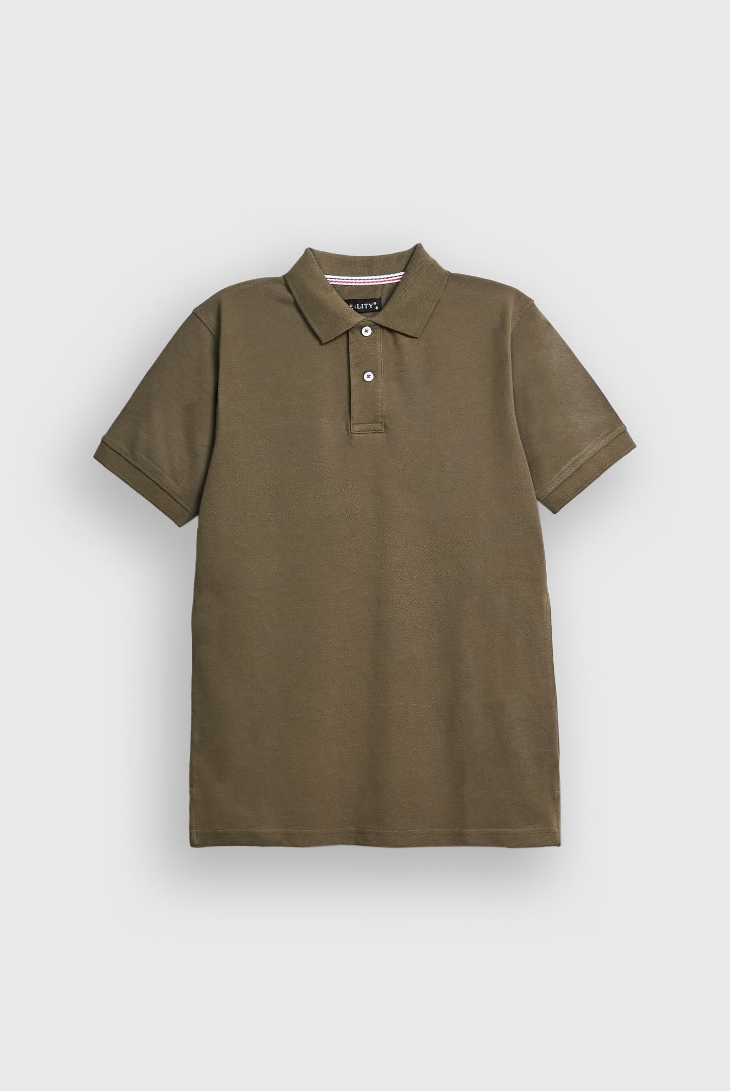 MEN OLIVE GREEN POLO Reality