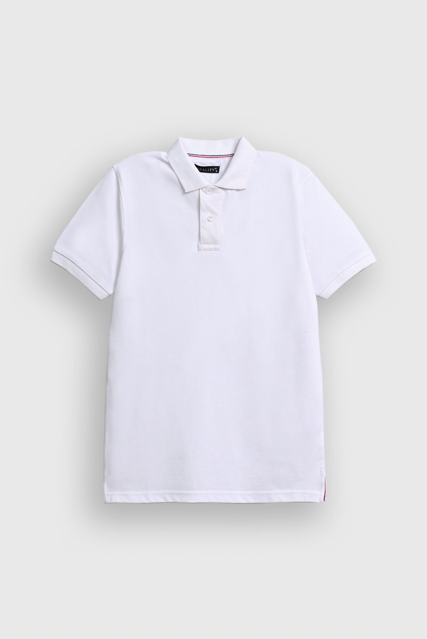 MEN WHITE POLO Reality