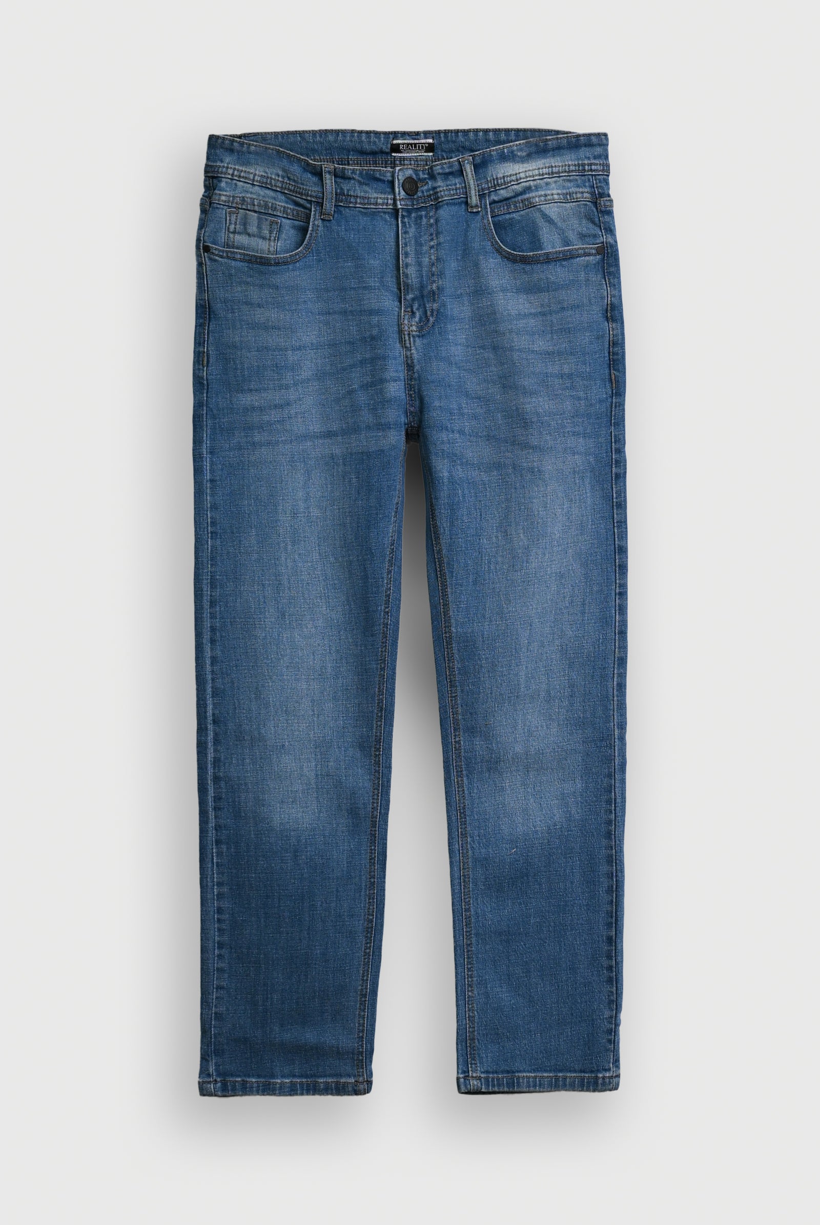 MEN BLUE STRAIGHT FIT DENIM Reality