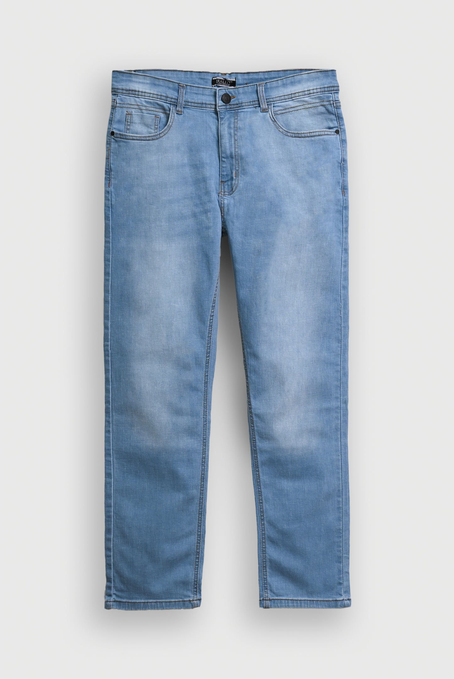 MEN LIGHT BLUE STRAIGHT FIT DENIM Reality