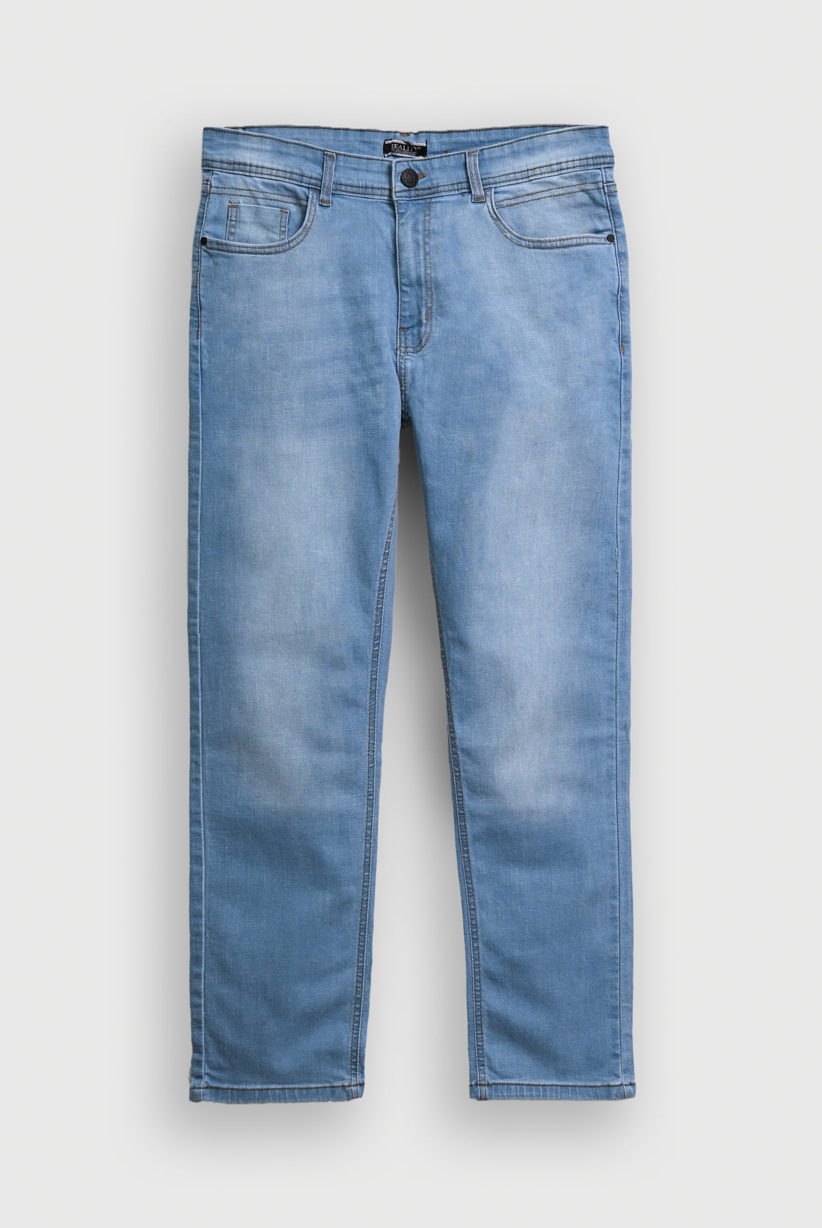 MEN LIGHT BLUE STRAIGHT FIT DENIM Reality