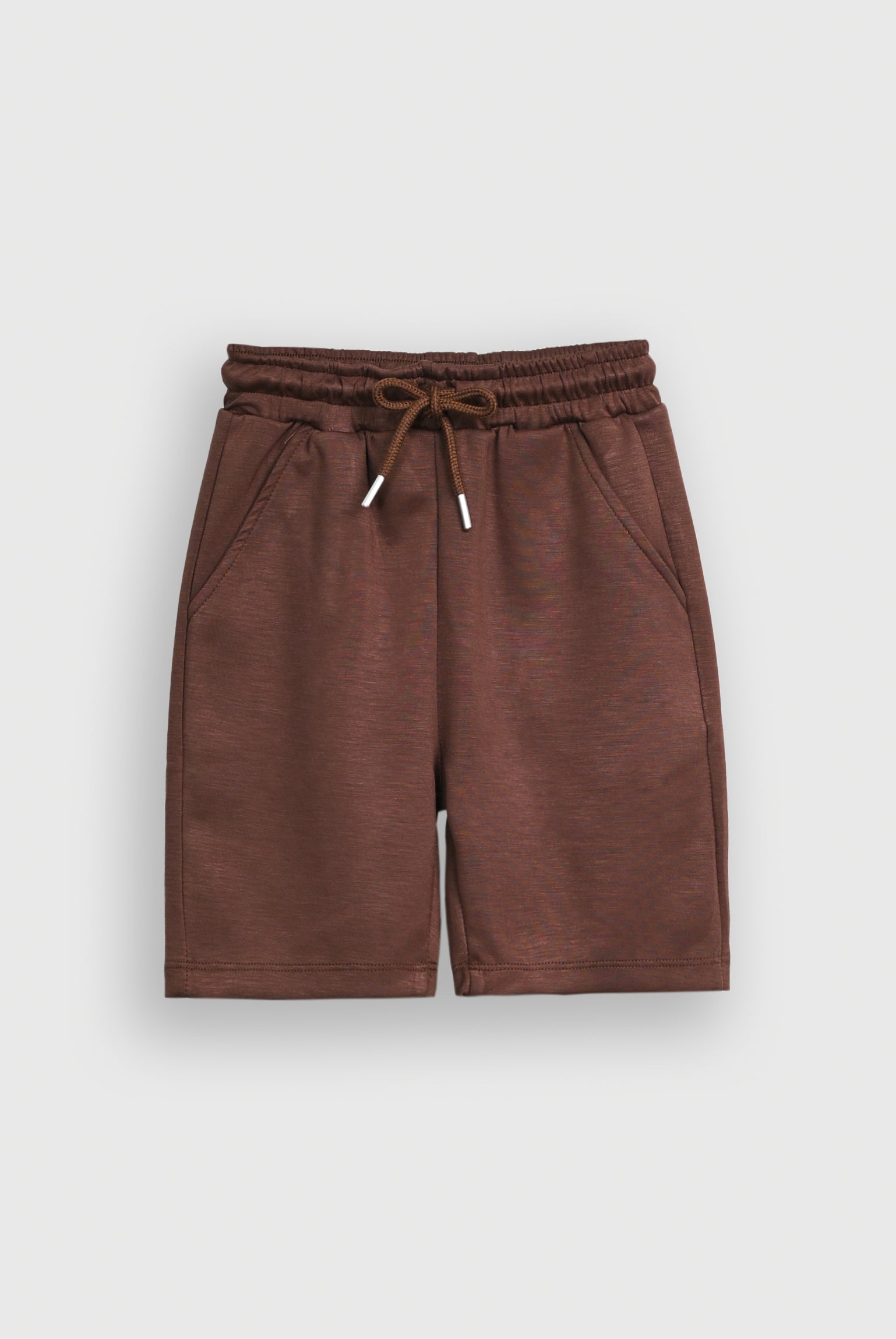 Boys DARK BROWN Cotton Shorts Reality