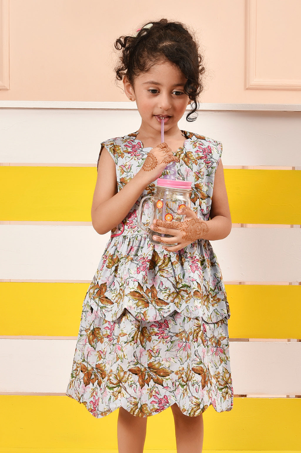 SkyFloral Cotton Top Reality