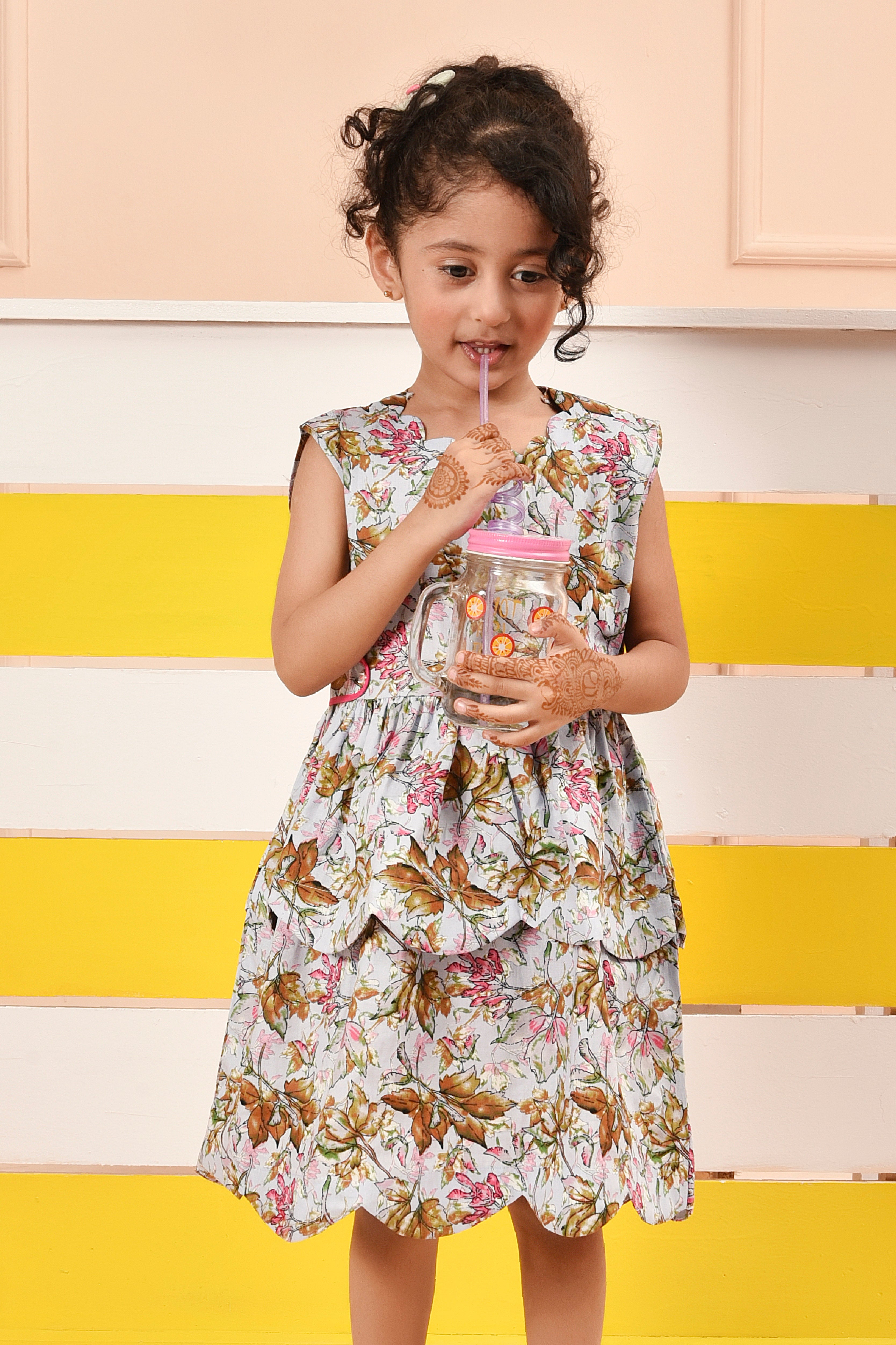 SkyFloral Cotton Top Reality