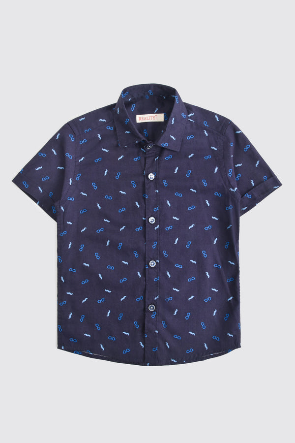 Spectacle Print Casual Shirt