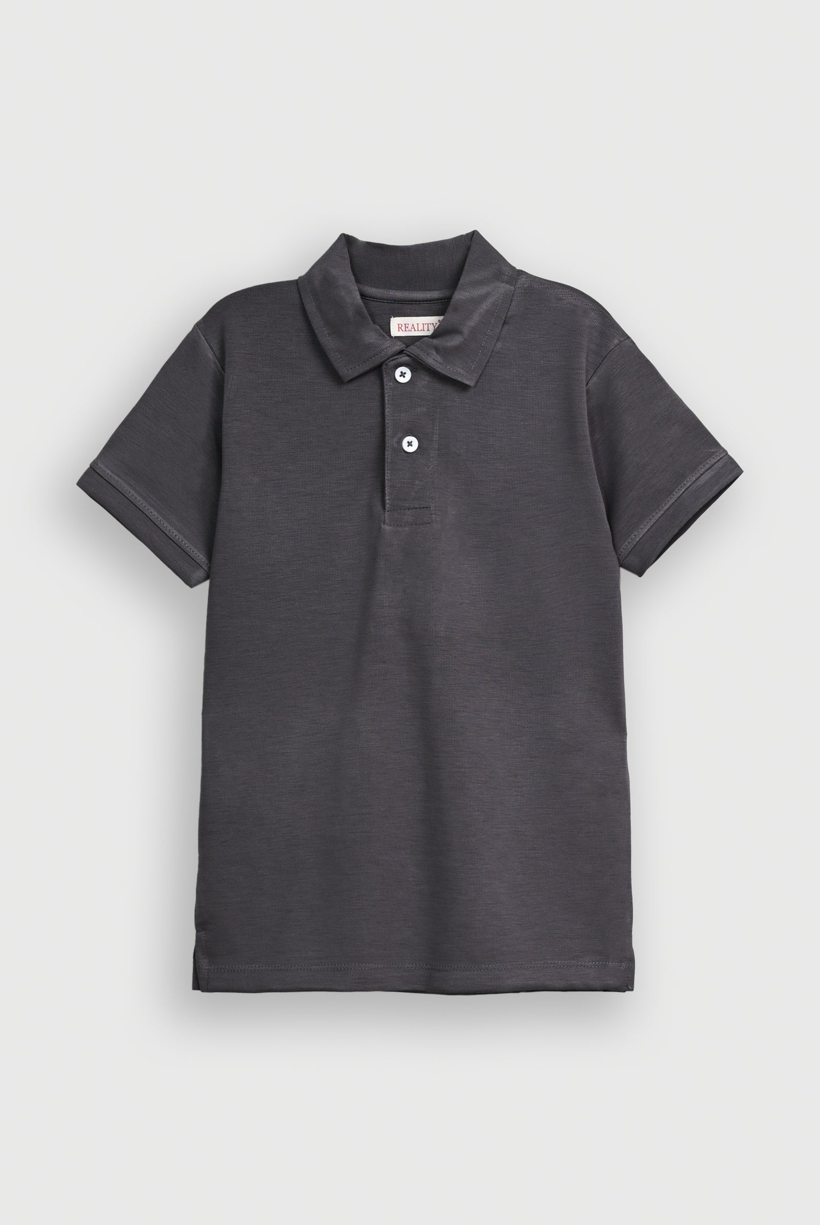 BOYS IMPORTED DARK GRAY POLO Reality