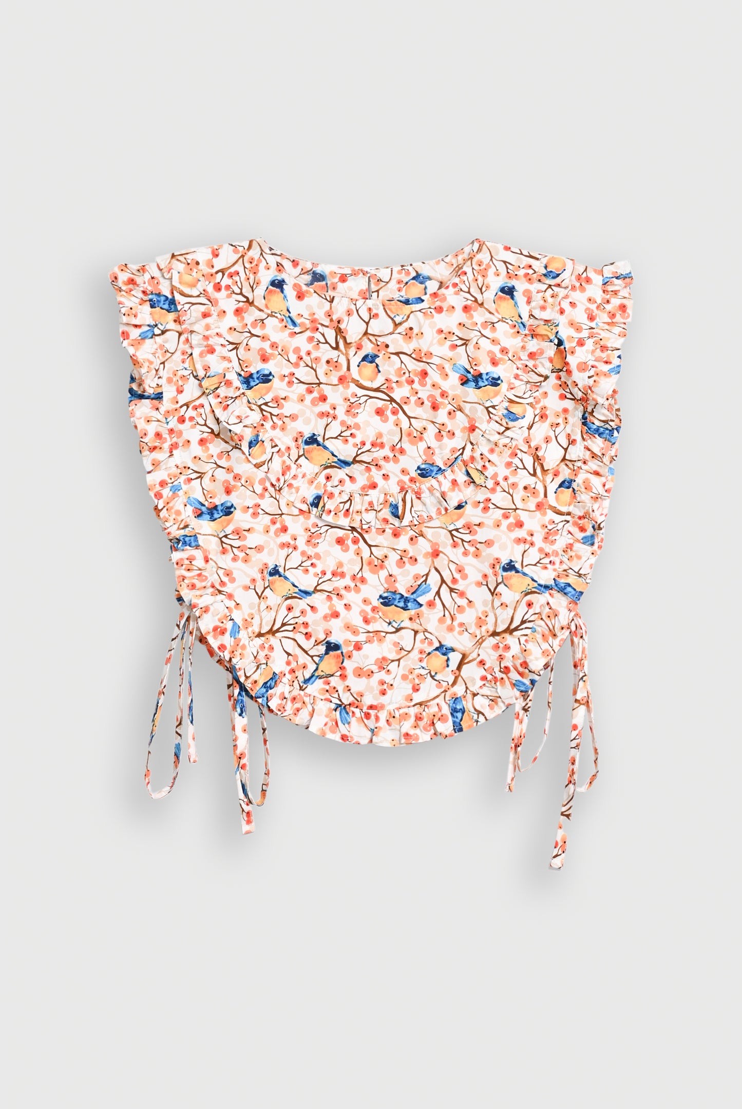 ORANGE BERRY BLOOM SKIRT SET Reality