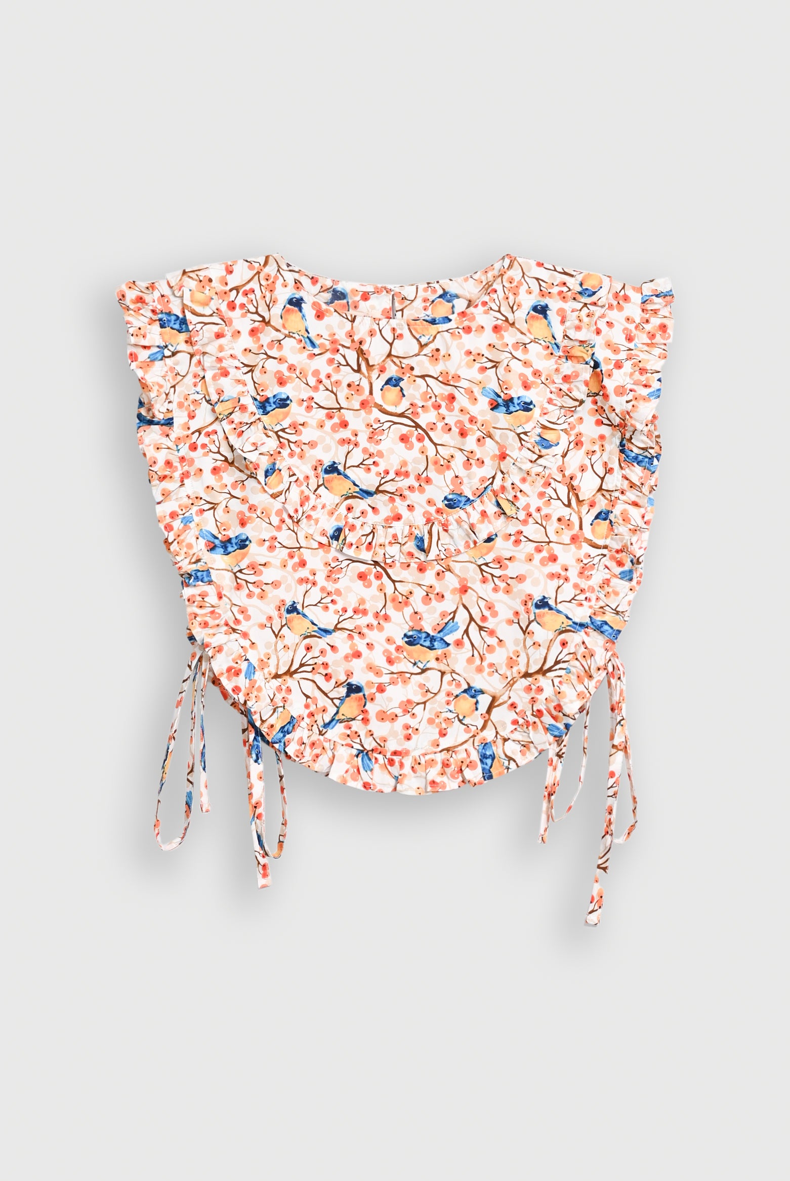 ORANGE BERRY BLOOM SKIRT SET Reality
