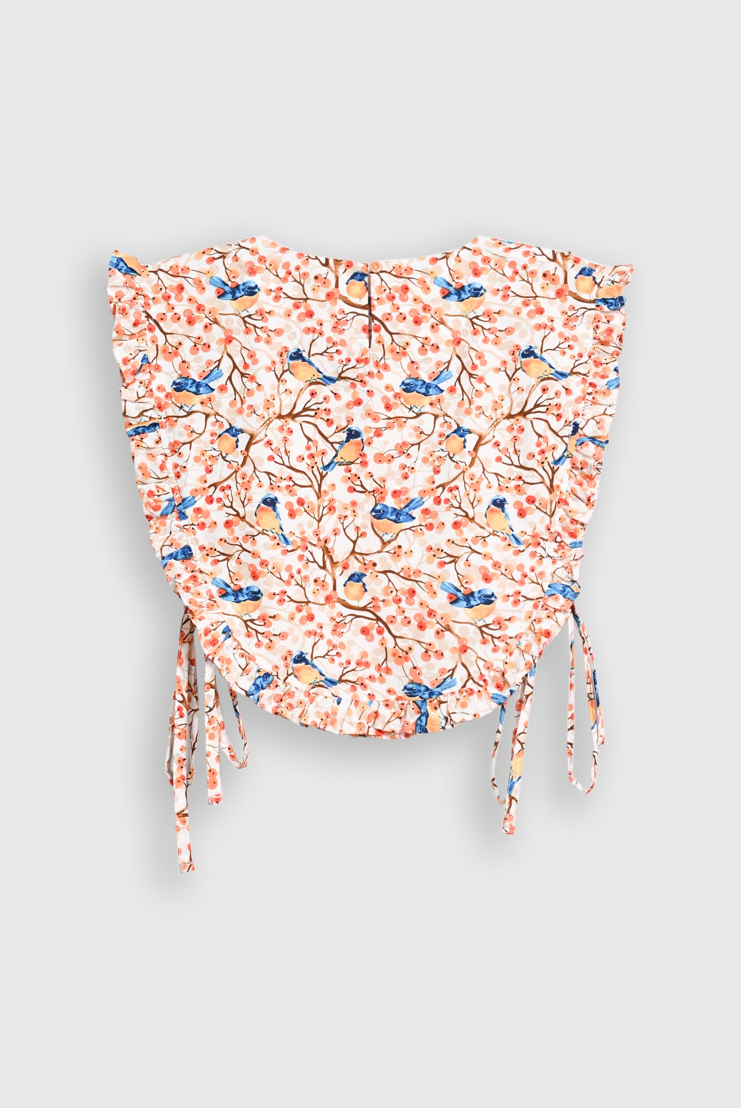 ORANGE BERRY BLOOM SKIRT SET Reality
