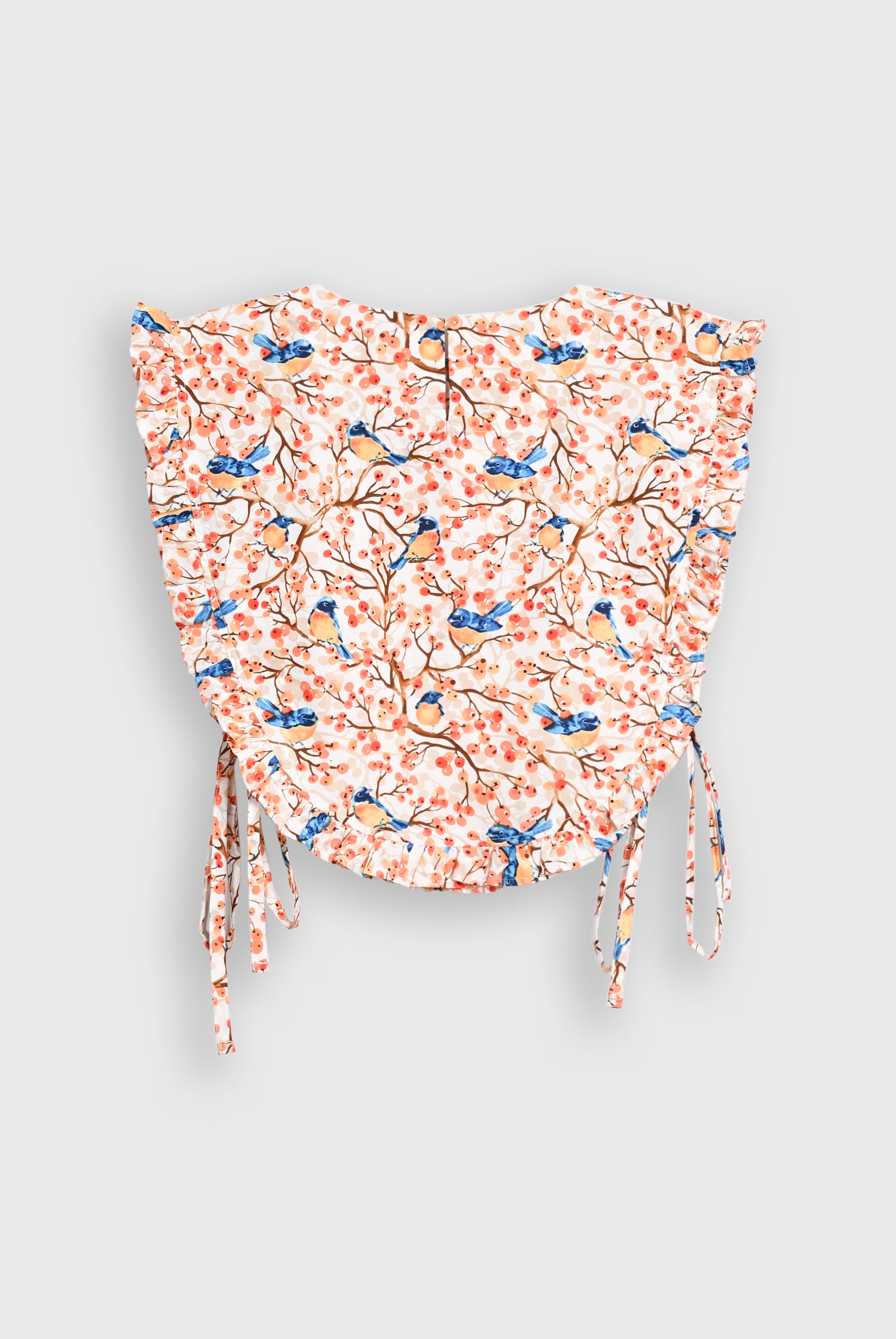 ORANGE BERRY BLOOM SKIRT SET Reality