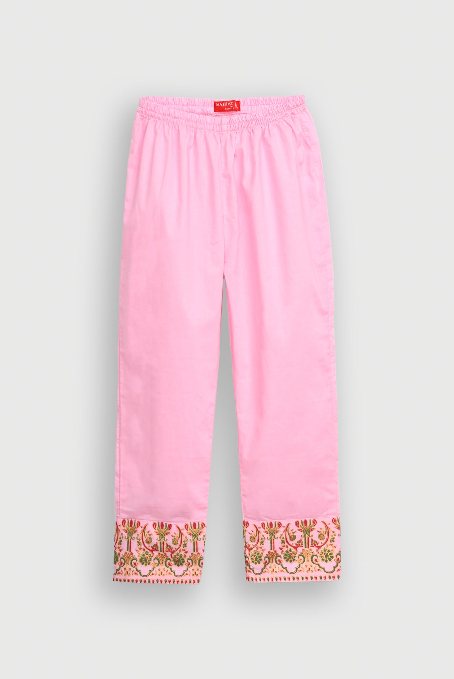 PINK BLOCK PRINTED SUIT Reality