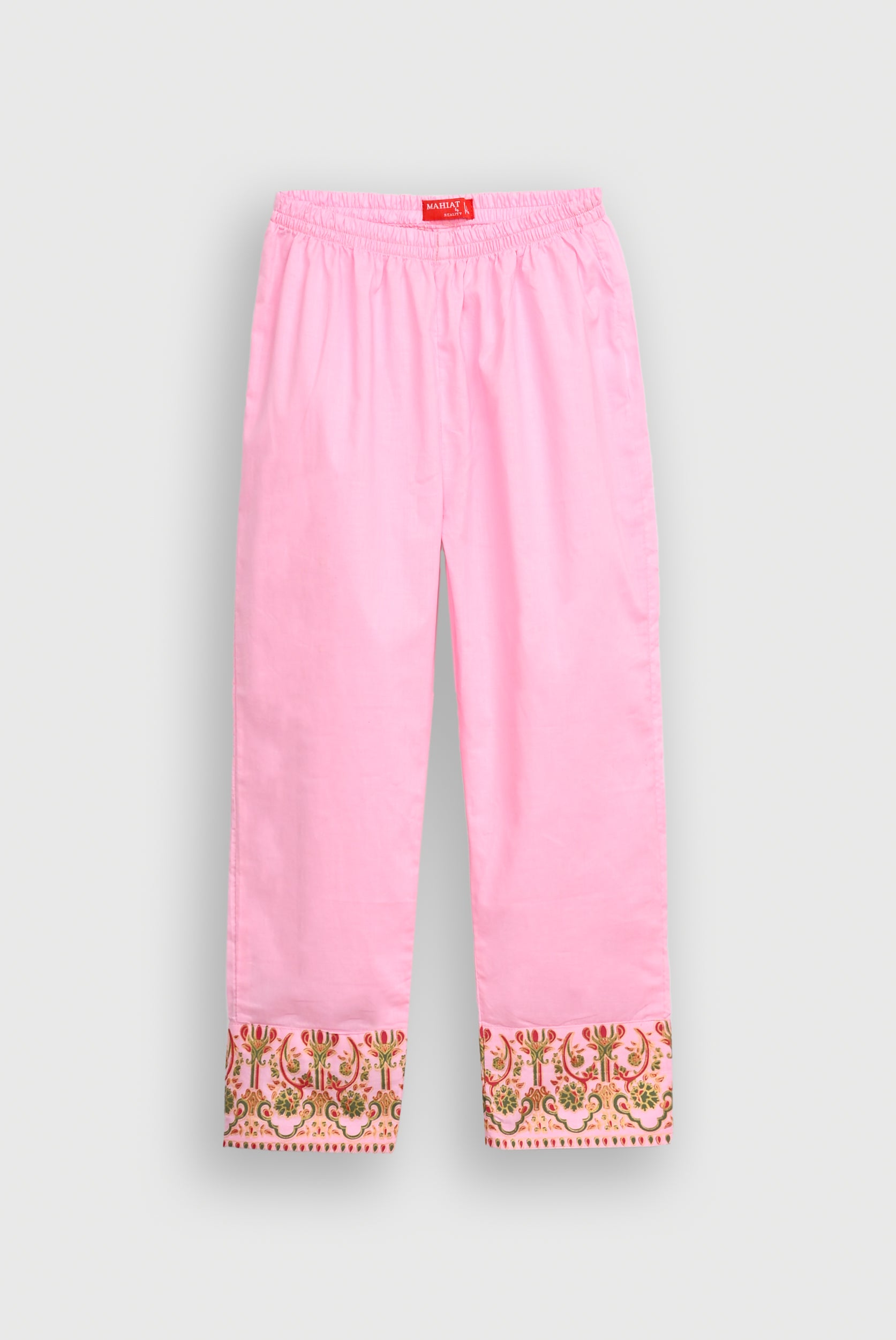 PINK BLOCK PRINTED SUIT Reality