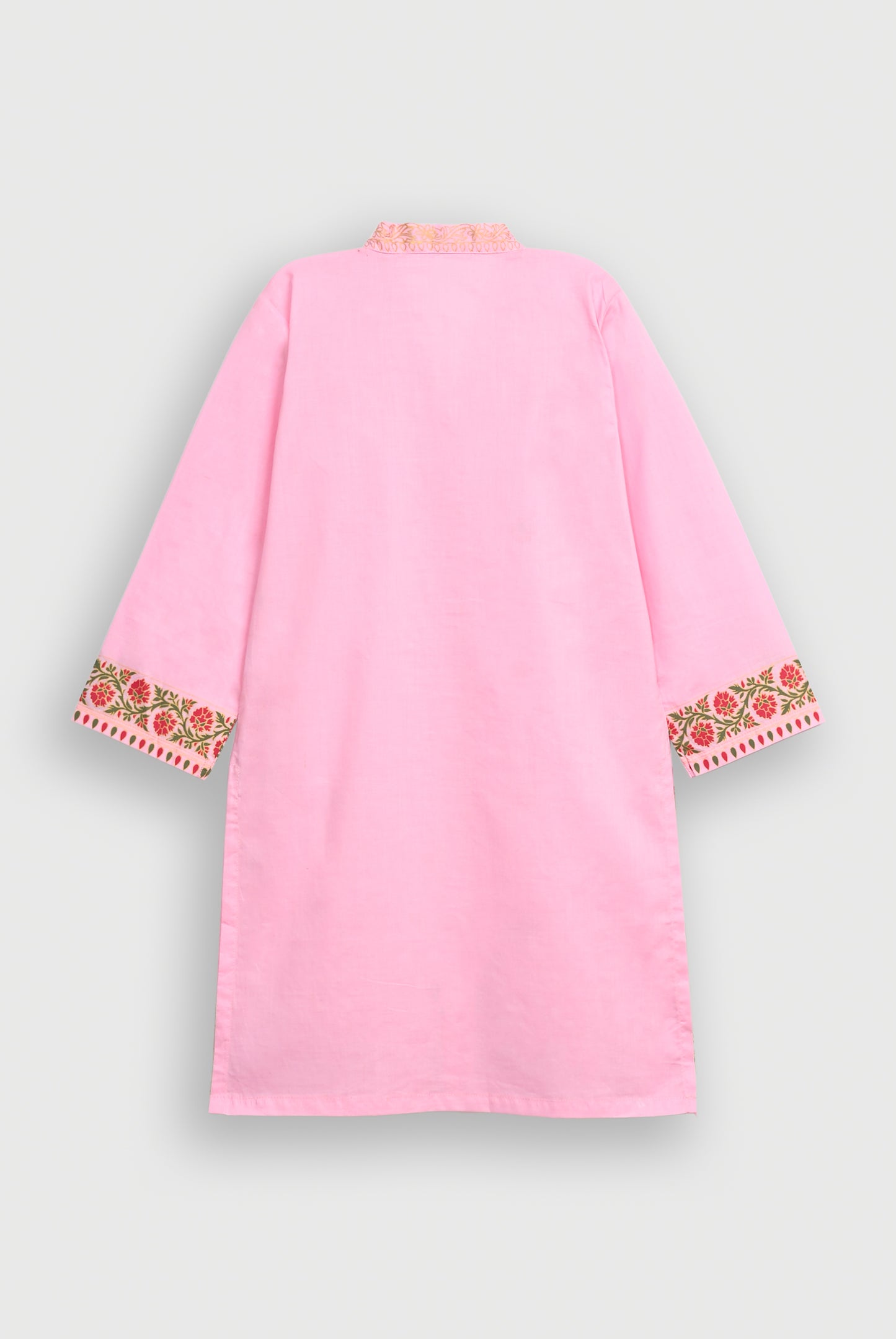 PINK BLOCK PRINTED SUIT Reality