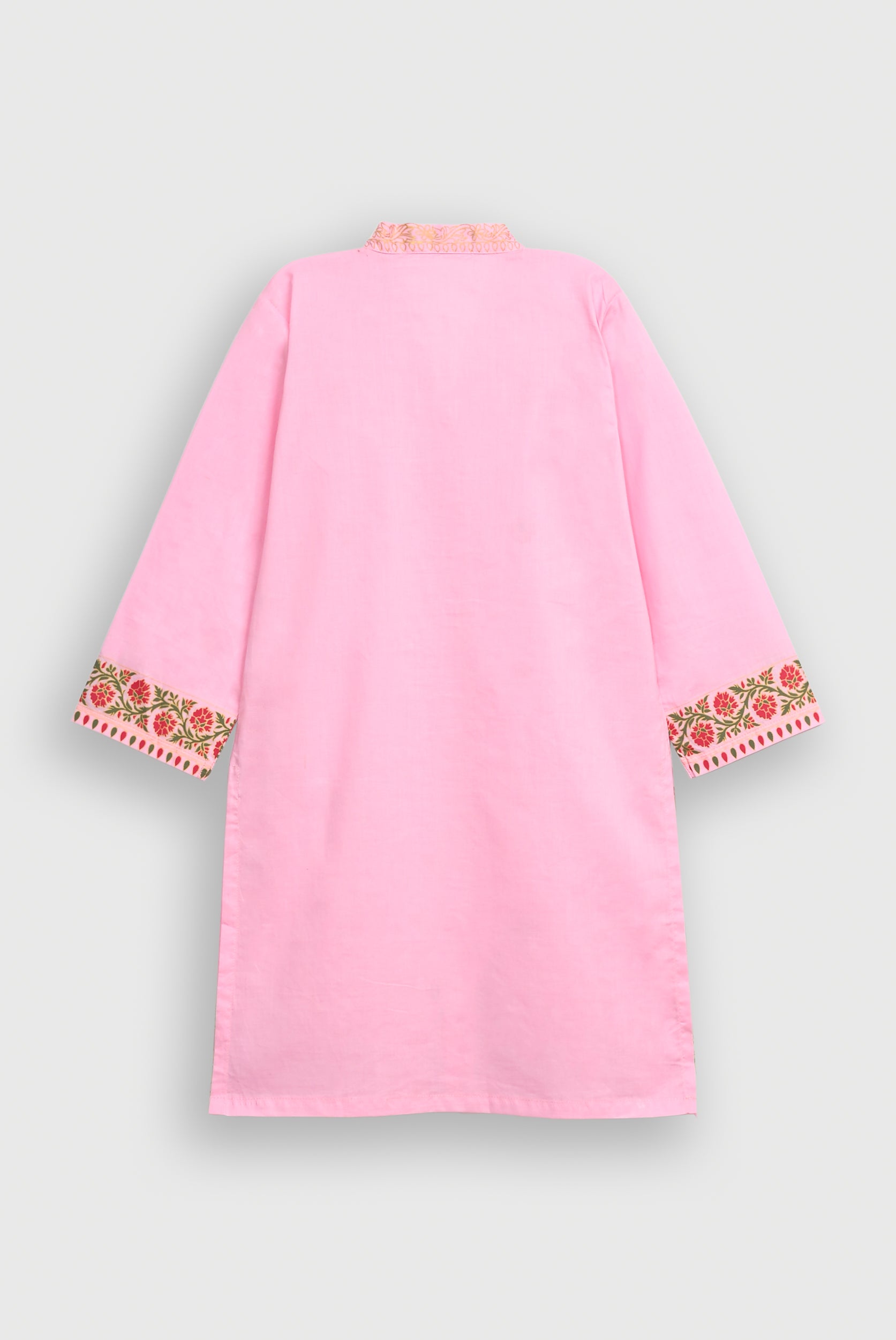 PINK BLOCK PRINTED SUIT Reality